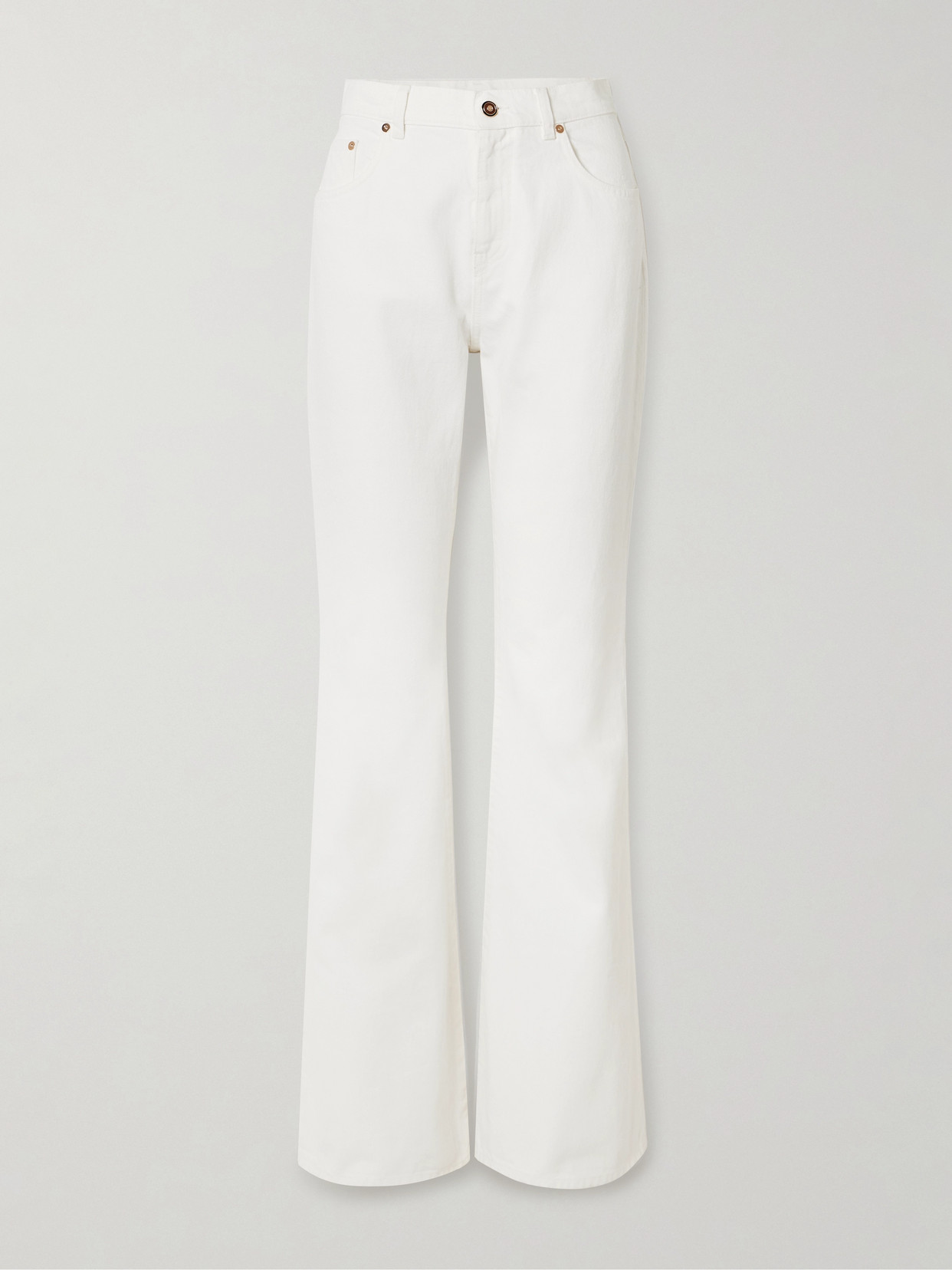 Gabriela Hearst Willa High-rise Bootcut Recycled Jeans In White