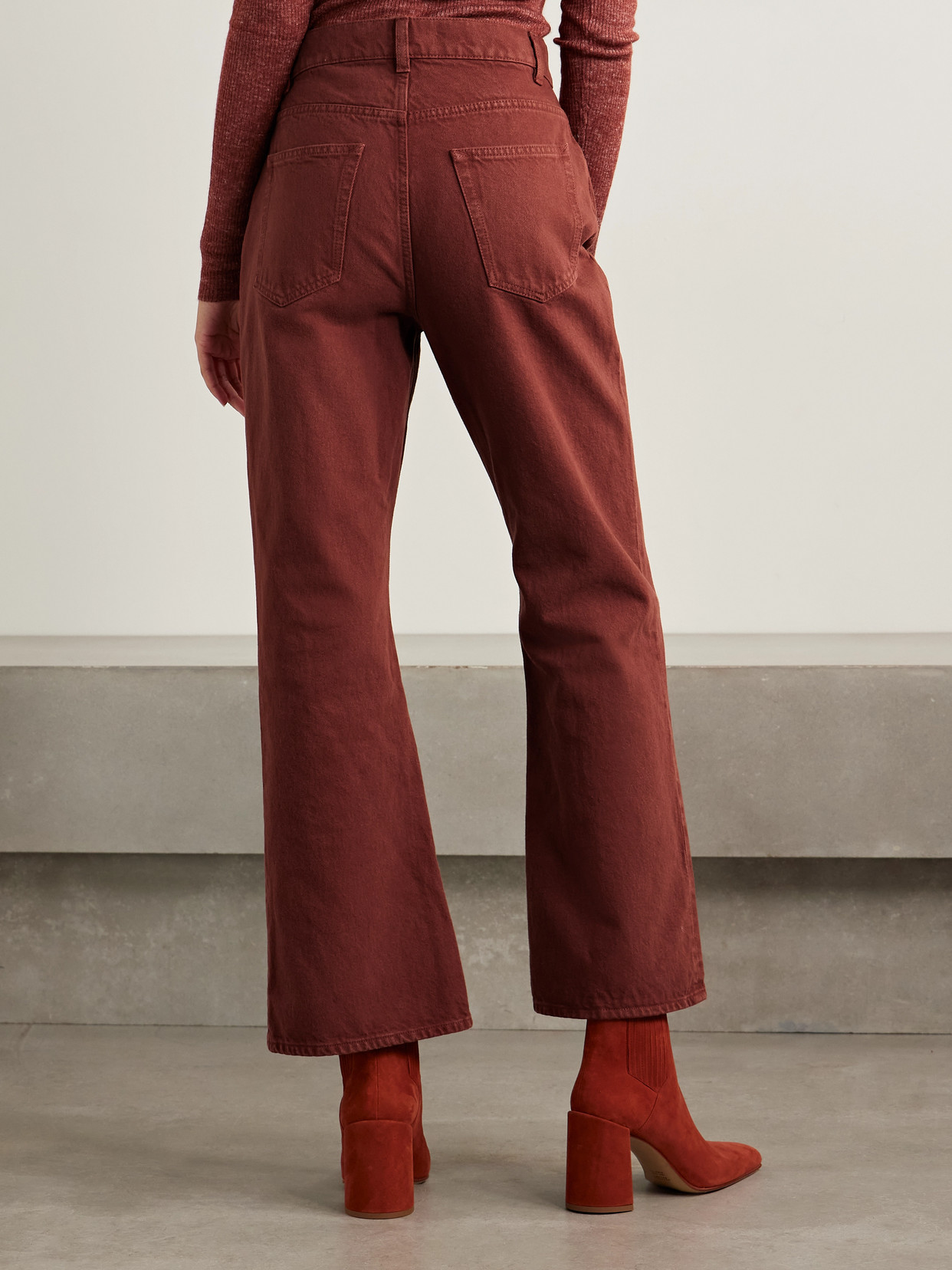 Ezra High-Rise Bootcut Recycled Jeans