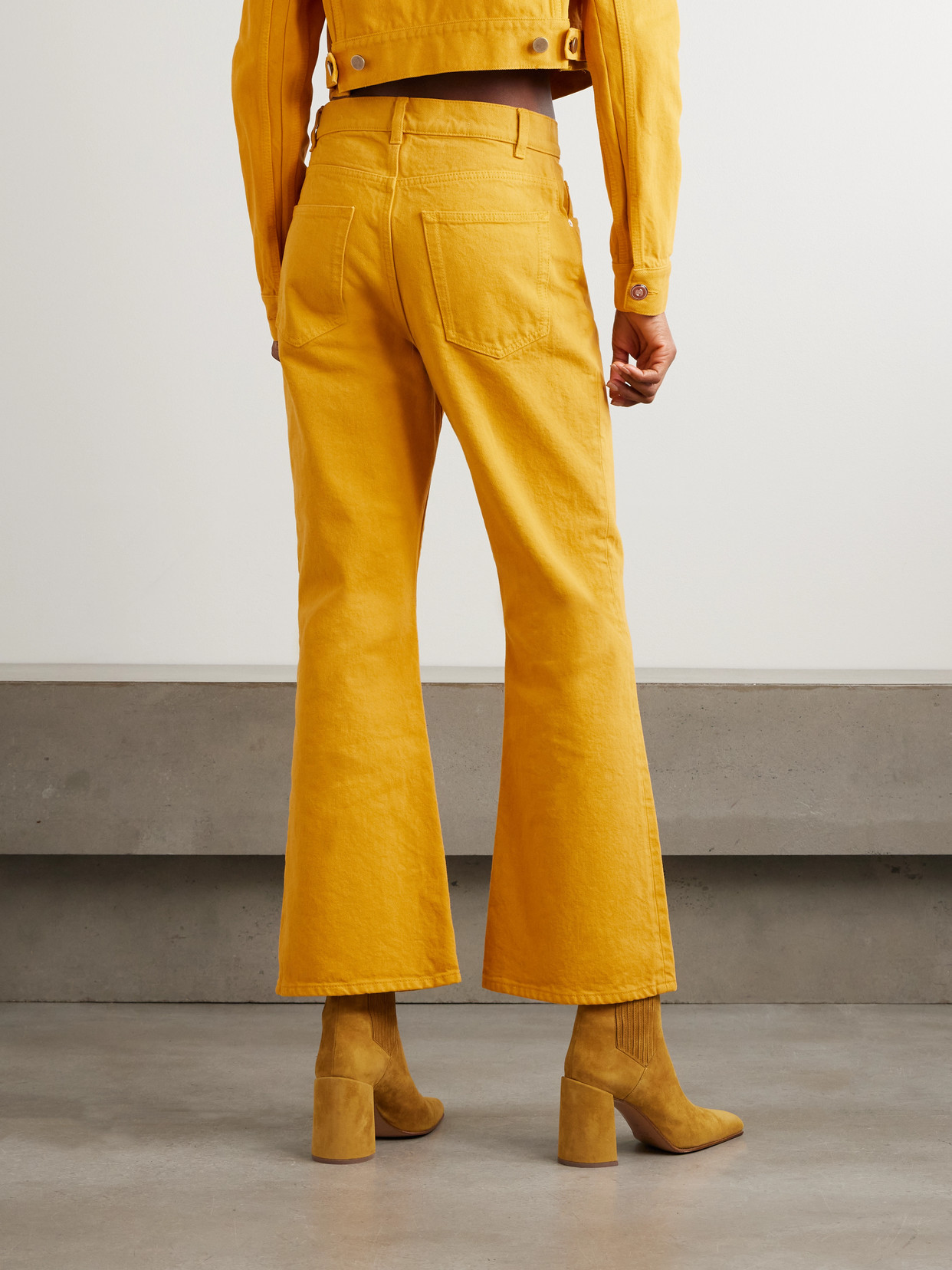 Gabriela Hearst Ezra High-rise Bootcut Recycled Jeans