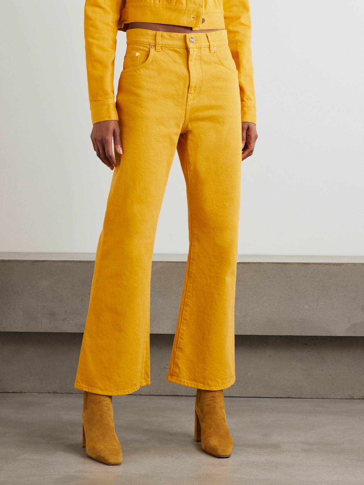 Gabriela Hearst Ezra High-rise Bootcut Recycled Jeans