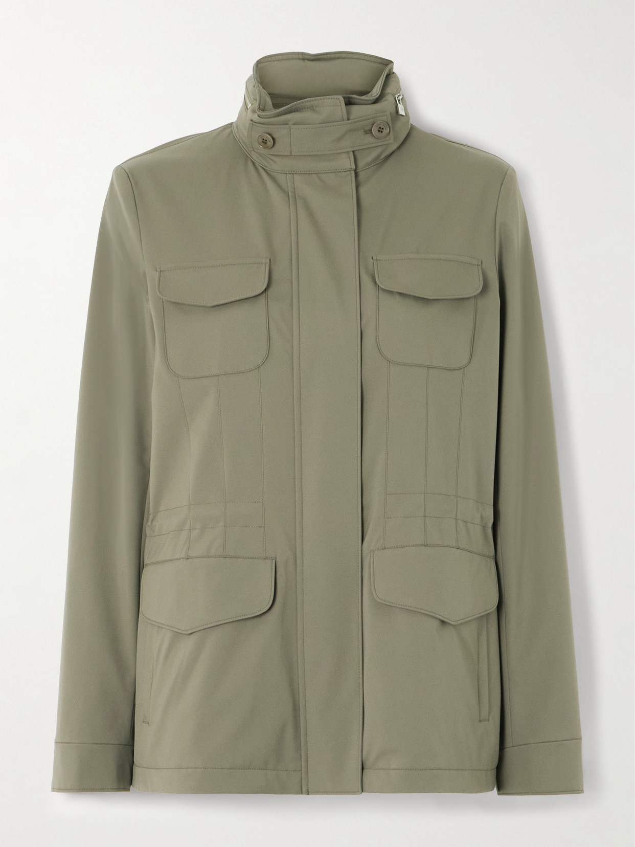 Loro Piana Traveller Shell Jacket In Green
