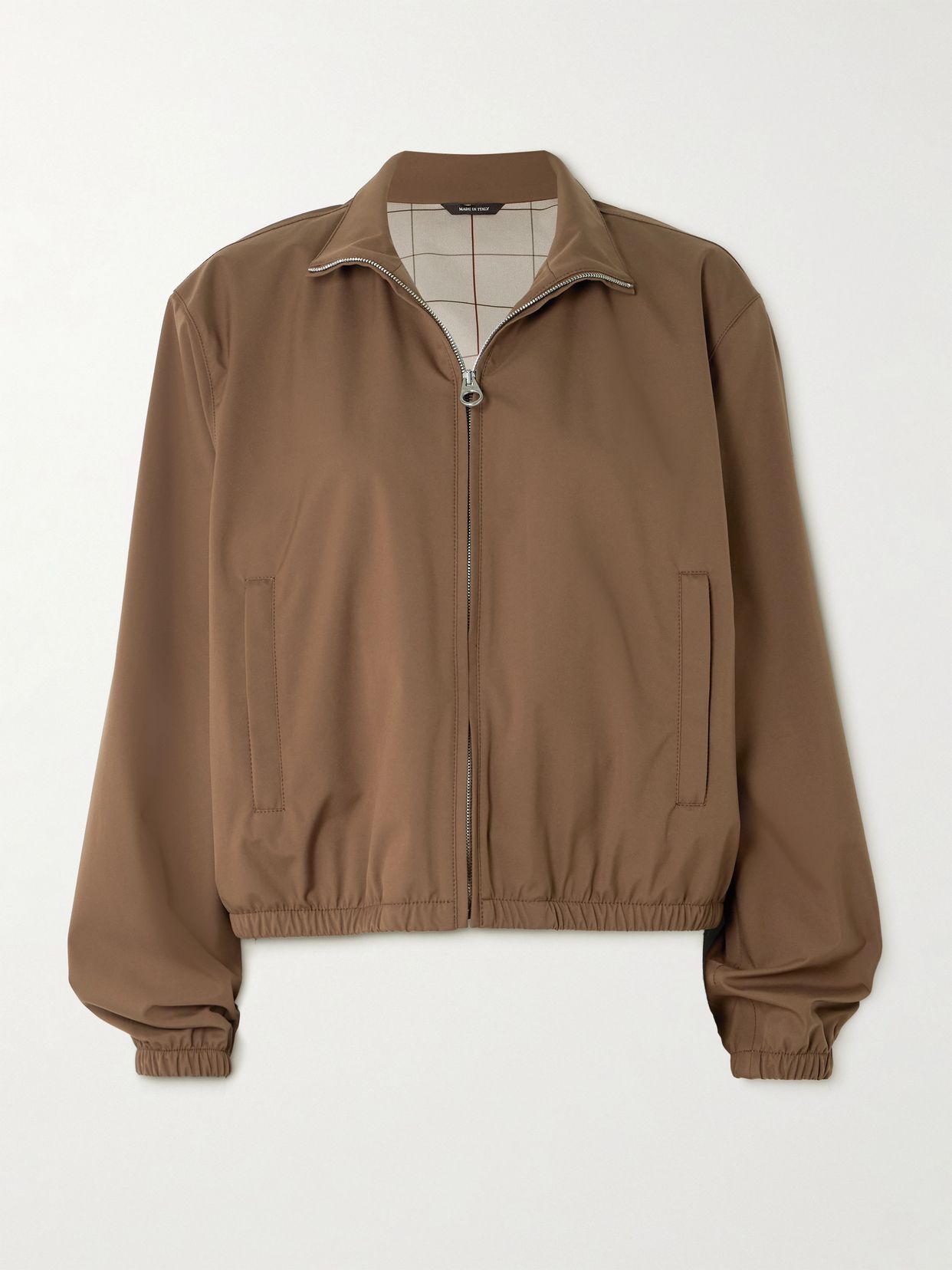 Shell bomber jacket