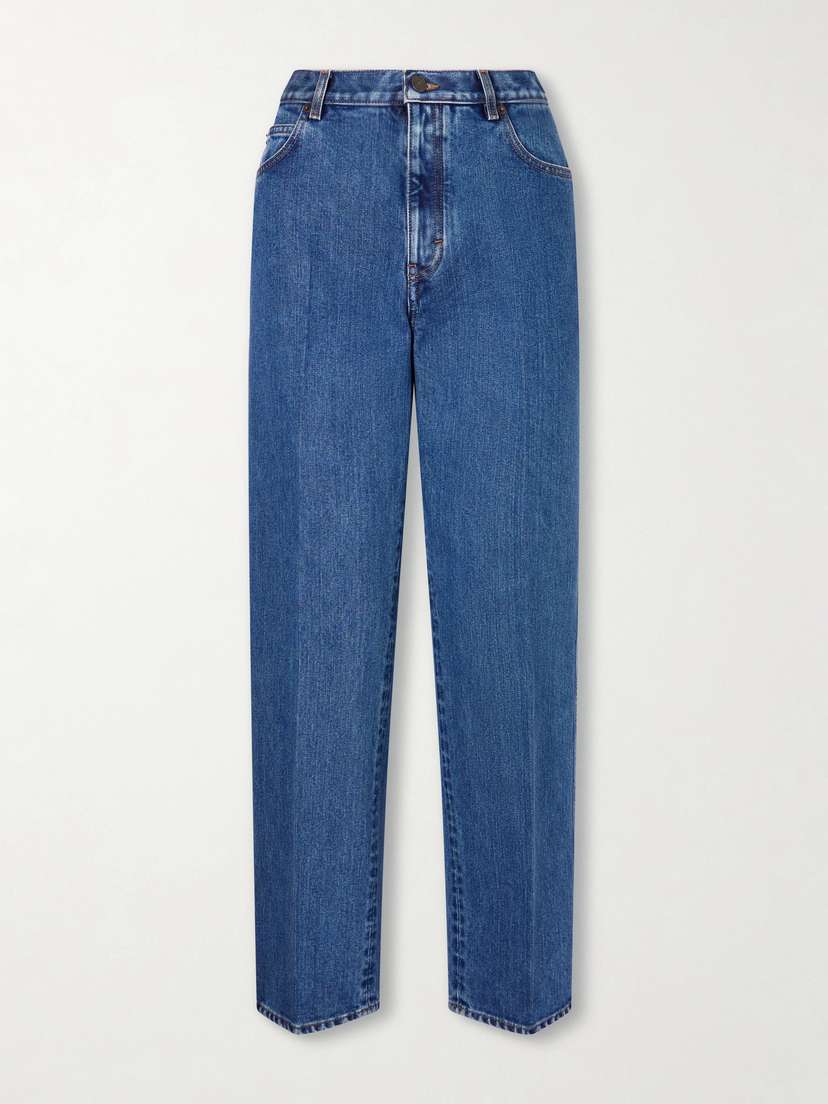 Loro Piana Brooke High-rise Straight-leg Jeans