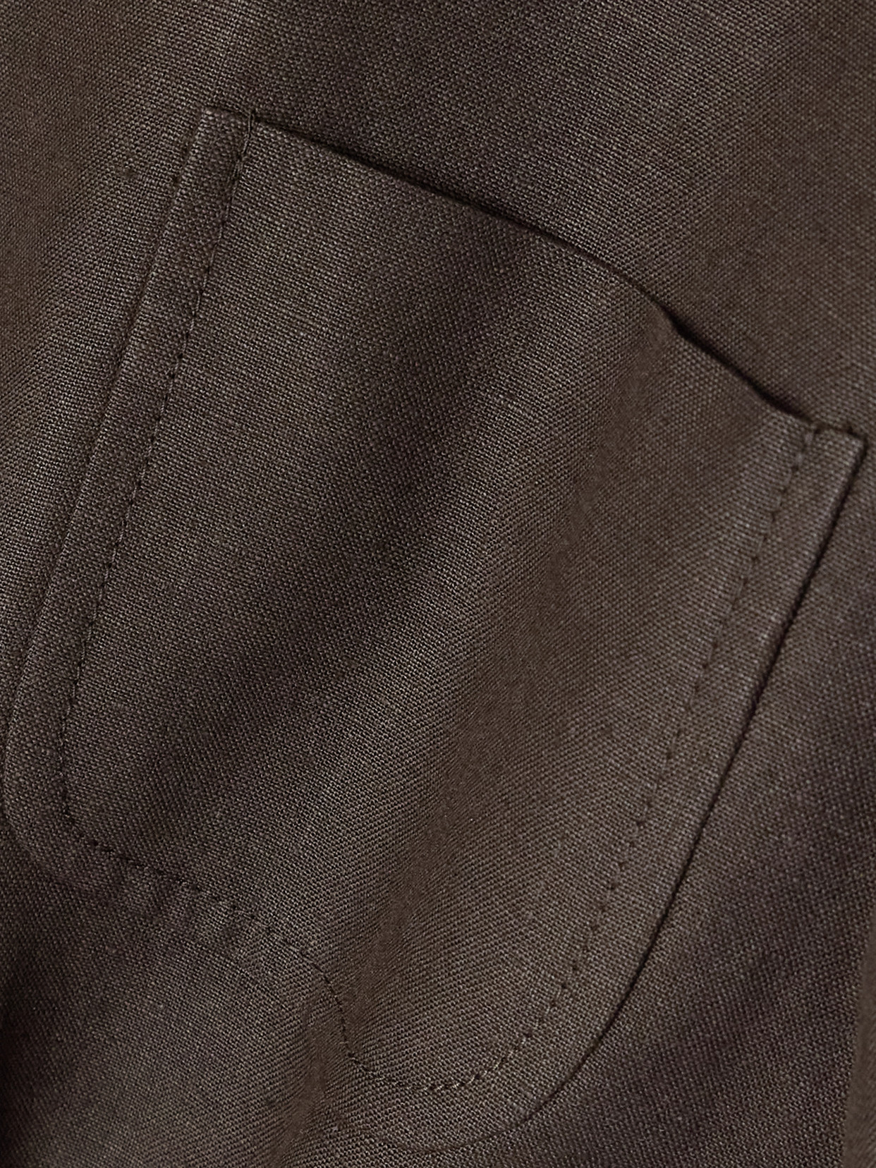 Loro Piana Spagna Linen Jacket In Brown
