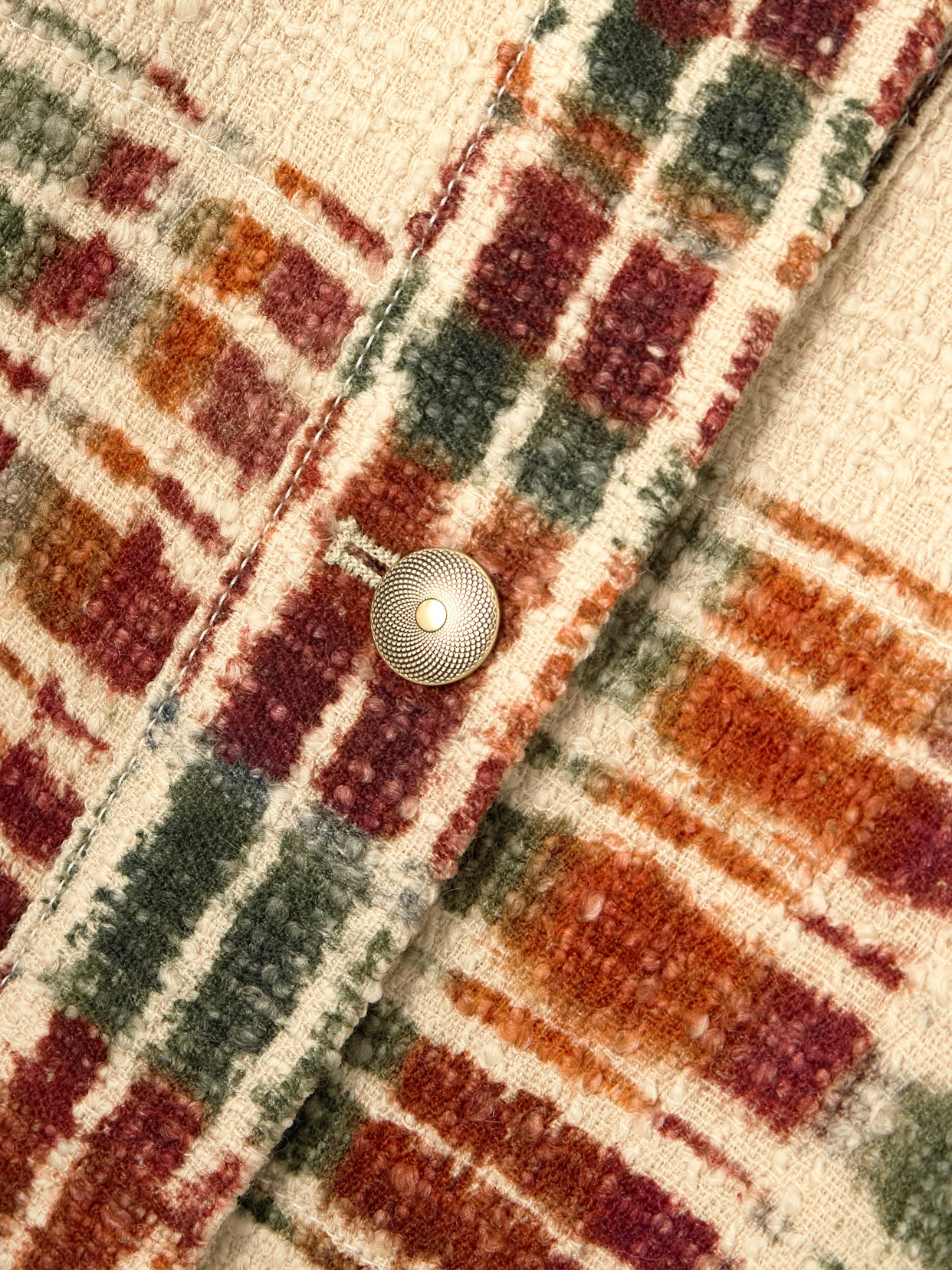 Striped Wool-Bouclé Jacket