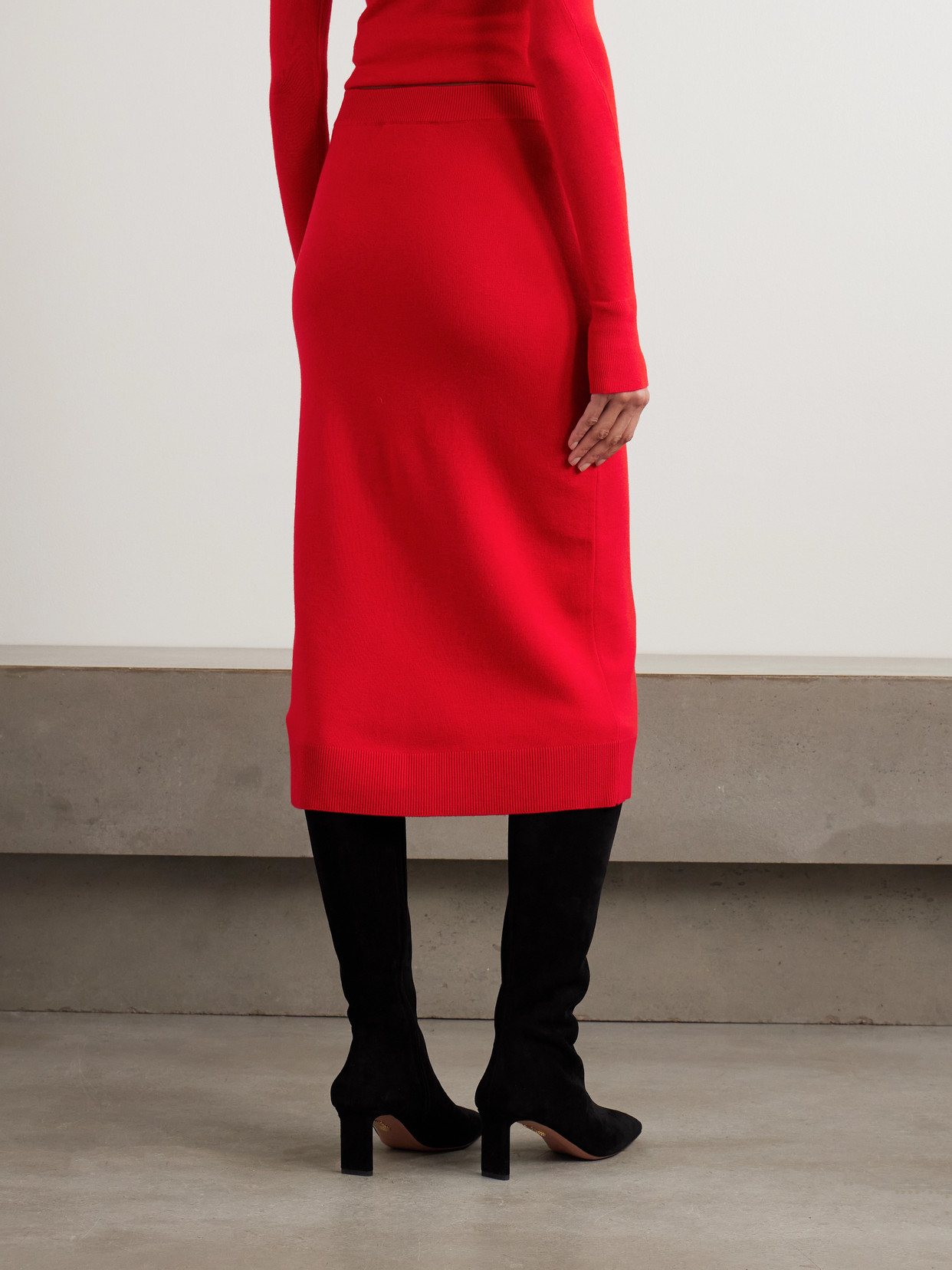 Merino Wool-Blend Midi
