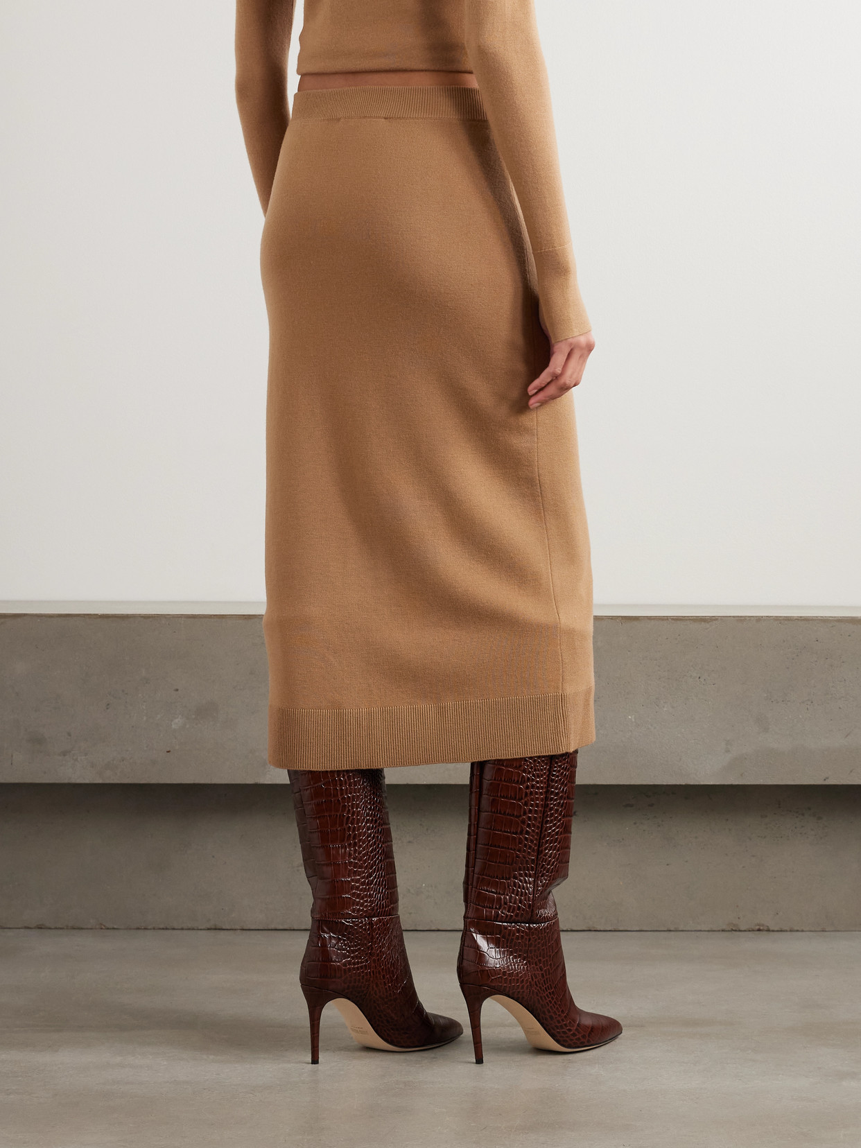 Merino Wool-Blend Midi