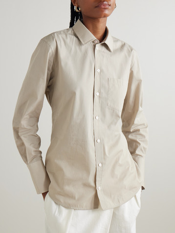 Victoria Beckham Cotton-poplin shirt
