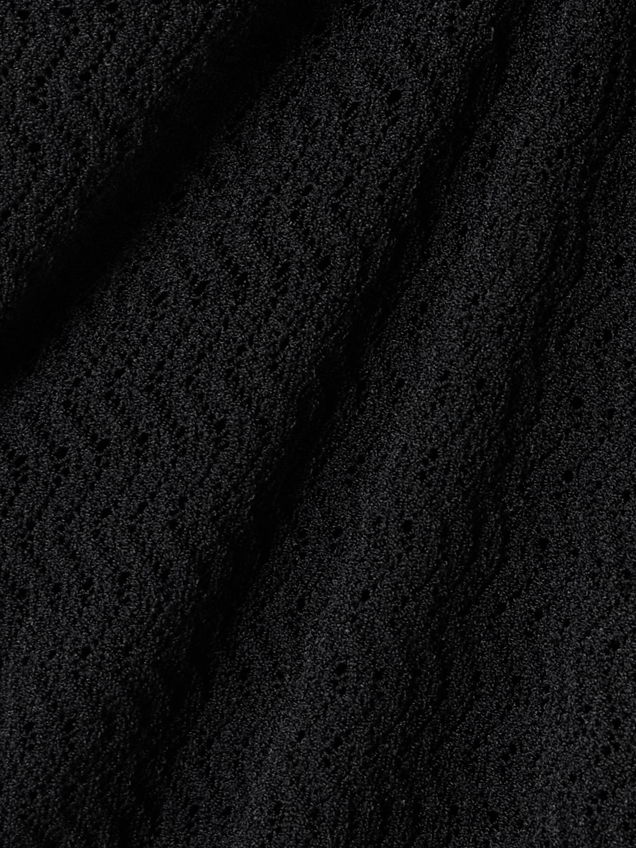 Pointelle-Knit Polo