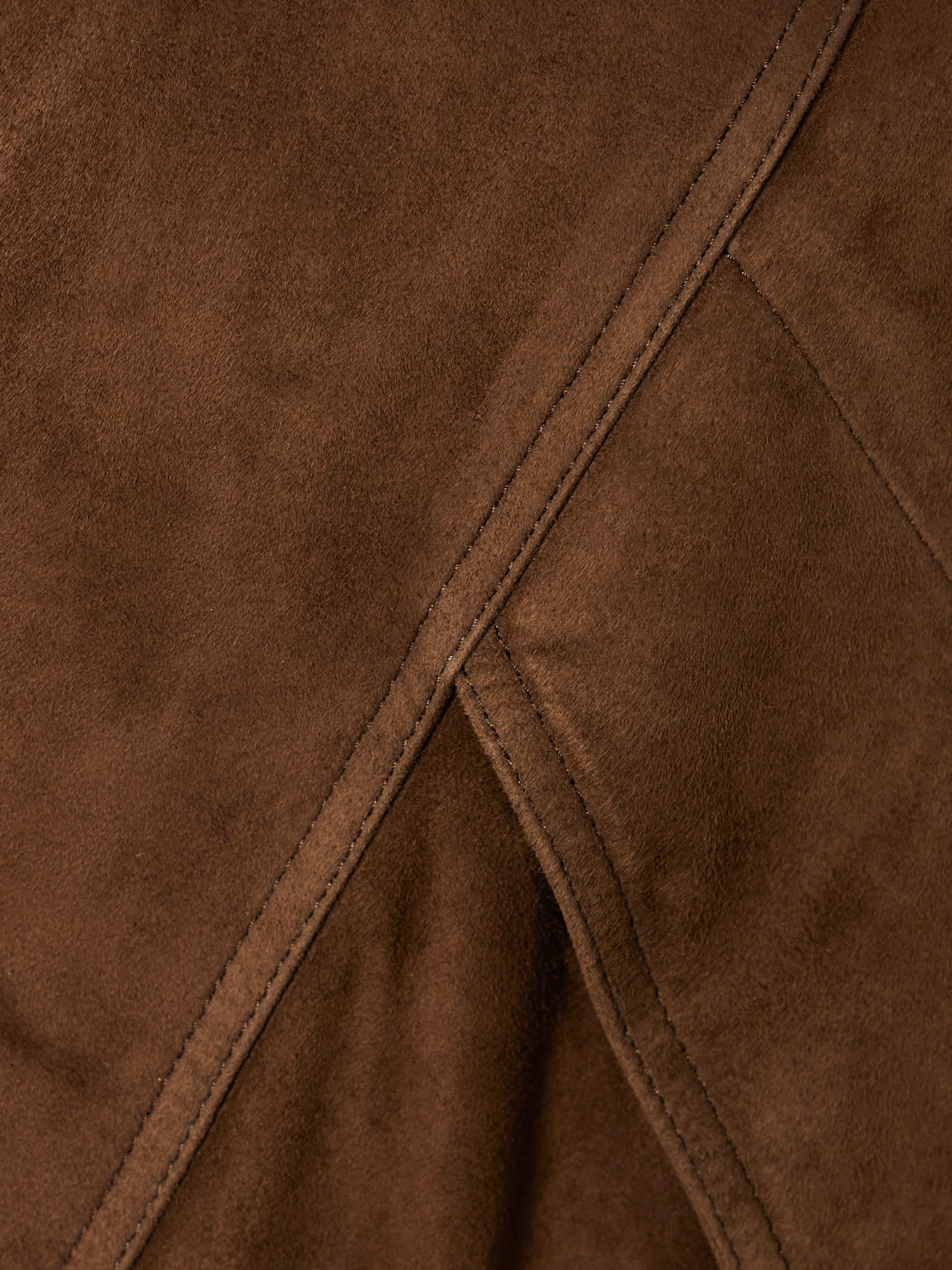 NOUR HAMMOUR Ariste oversized paneled suede jacket thumbnail