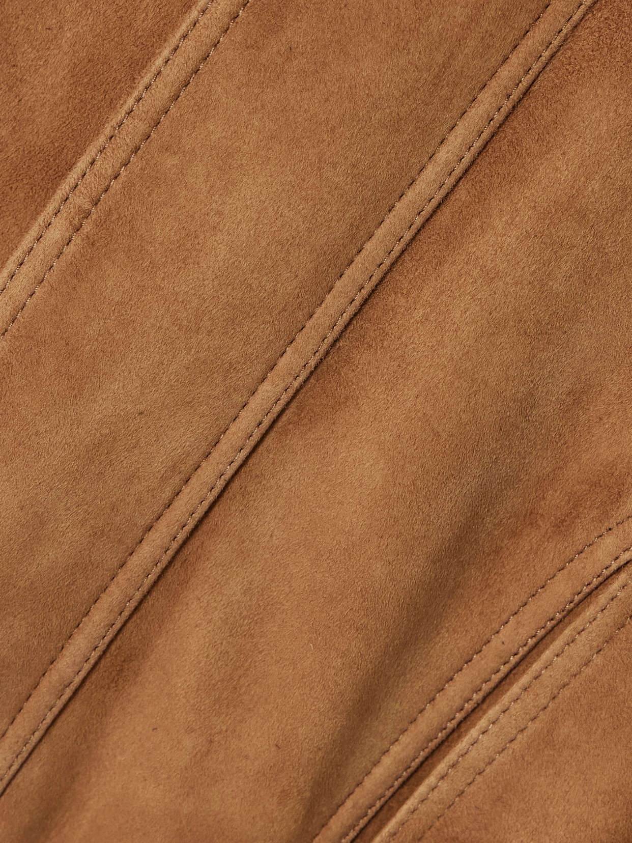 Nour Hammour Dalma Suede Bomber Jacket