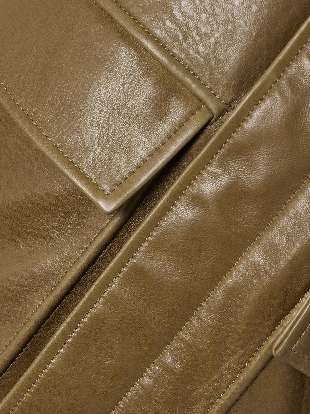 Drey Textured-Leather Jacket