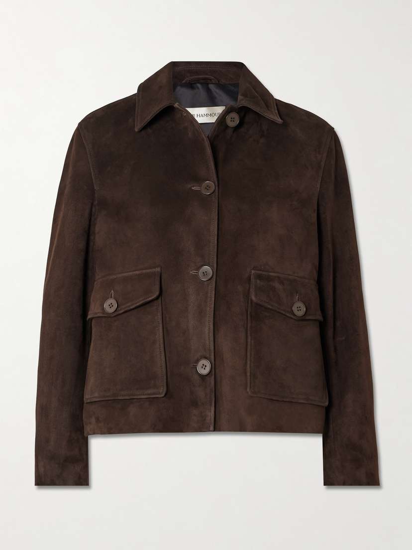 Nour Hammour Louise Suede Jacket