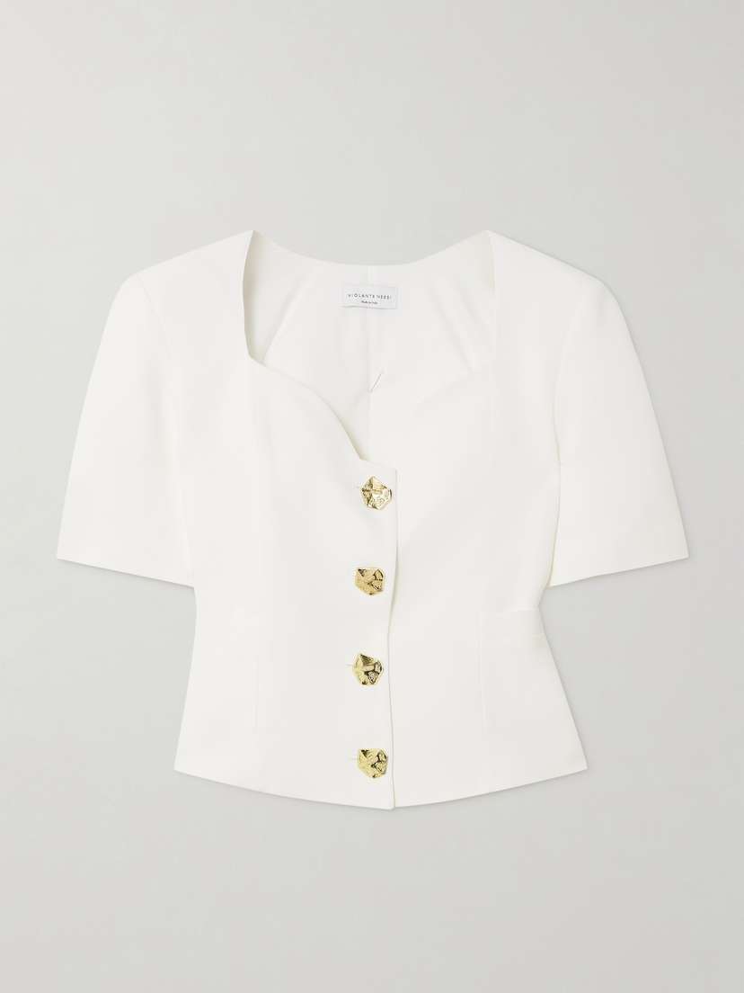 VIOLANTE NESSI Serrier Crepe Blouse