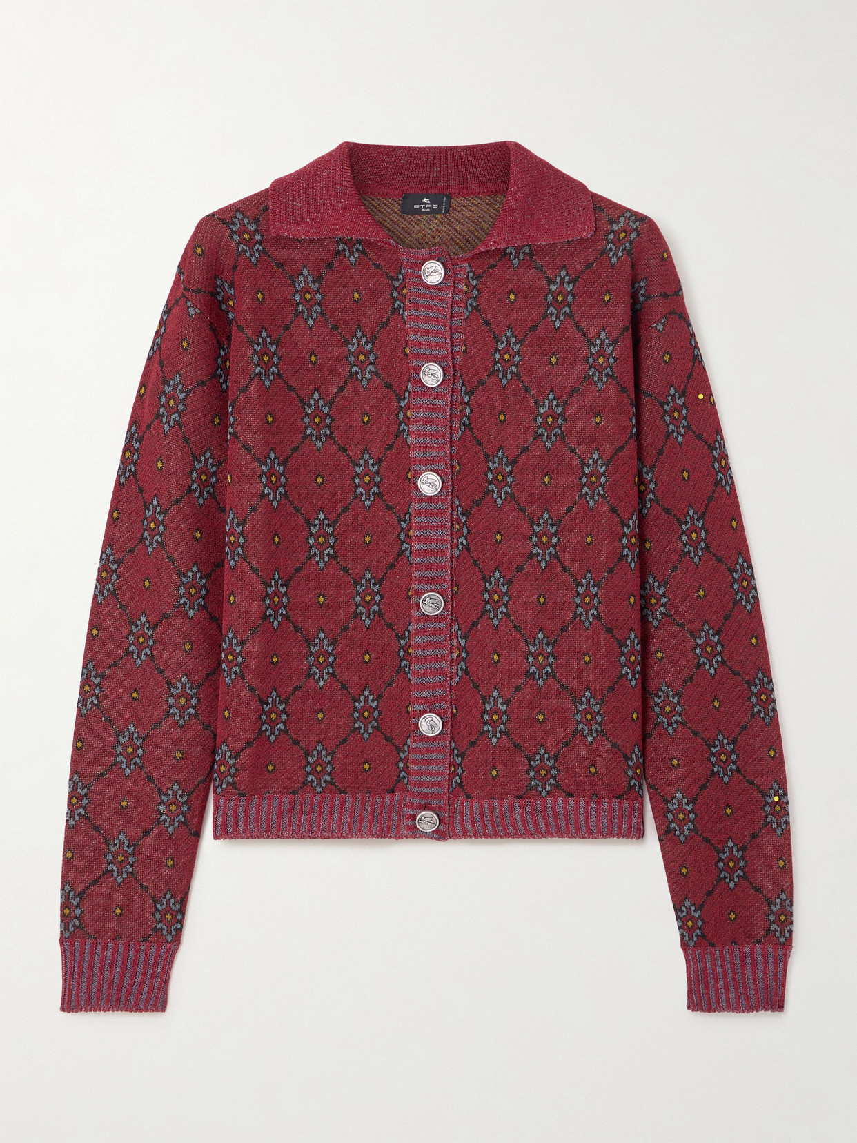 Etro Jacquard-knit Cardigan