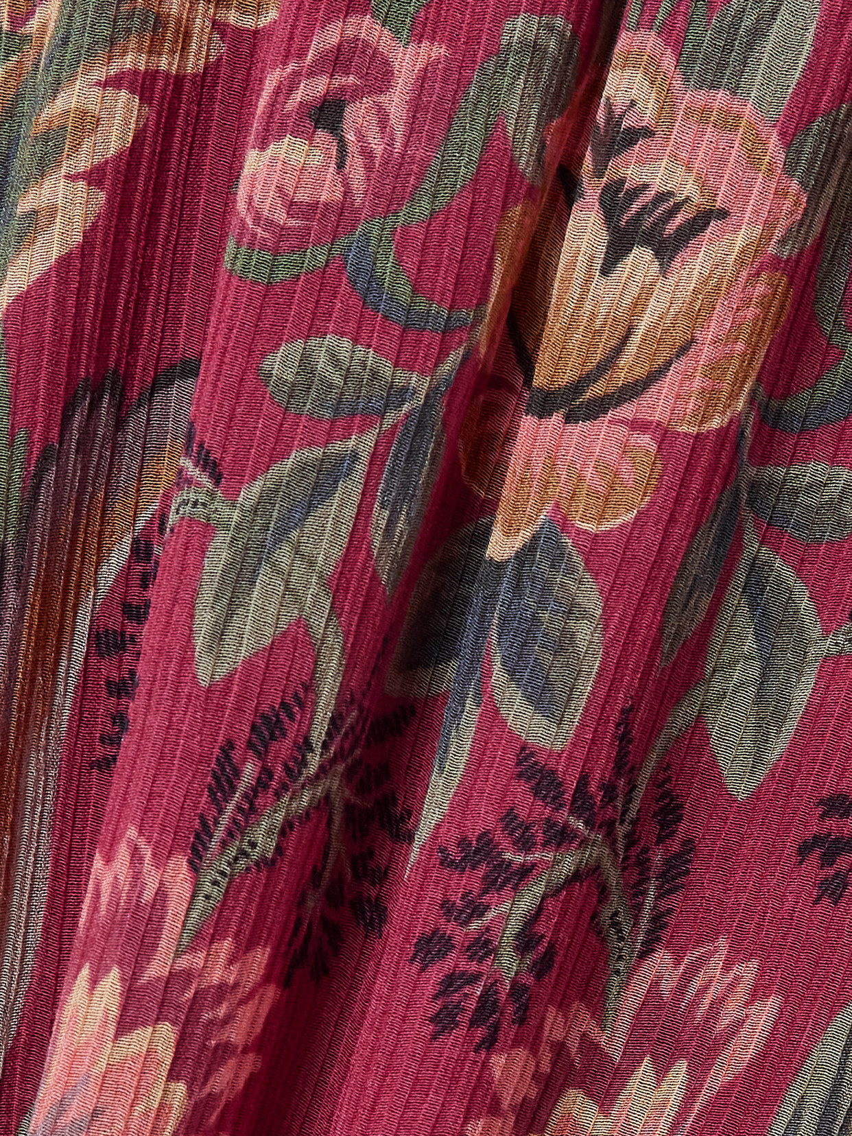 Etro High Neck Floral Print Mini Dress
