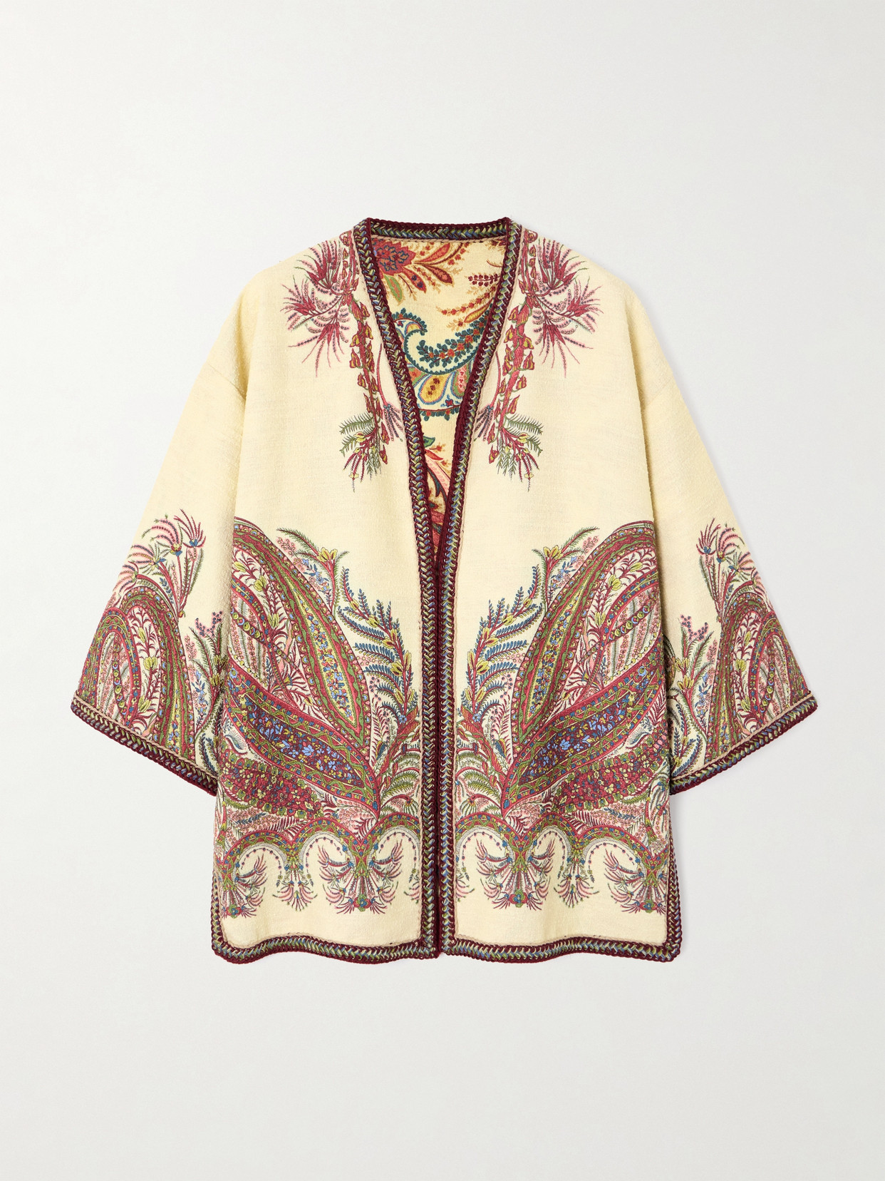 Etro Reversible Jacquard Jacket In White | ModeSens