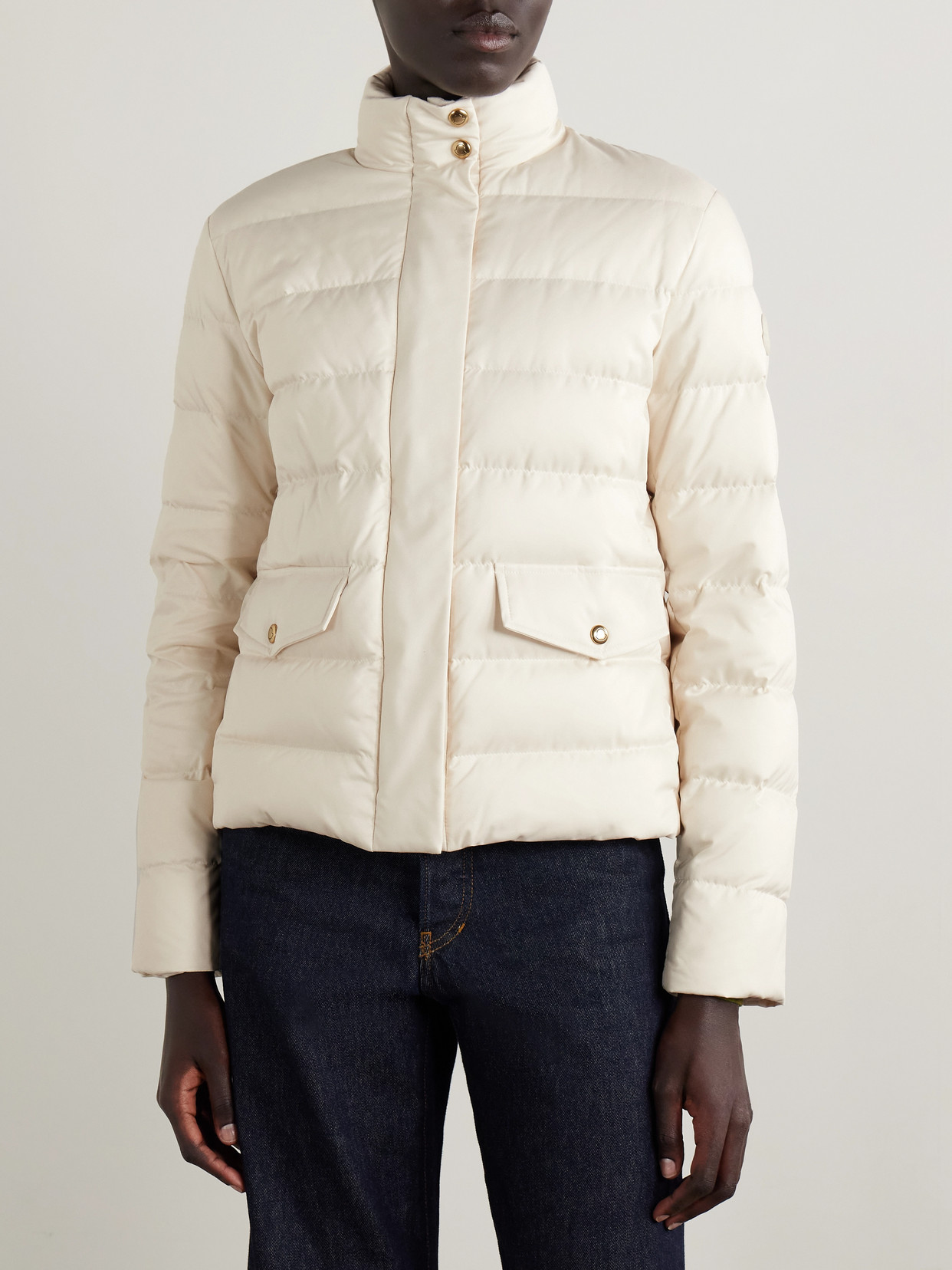 Moncler Bessettes Quilted Shell Down Jacket