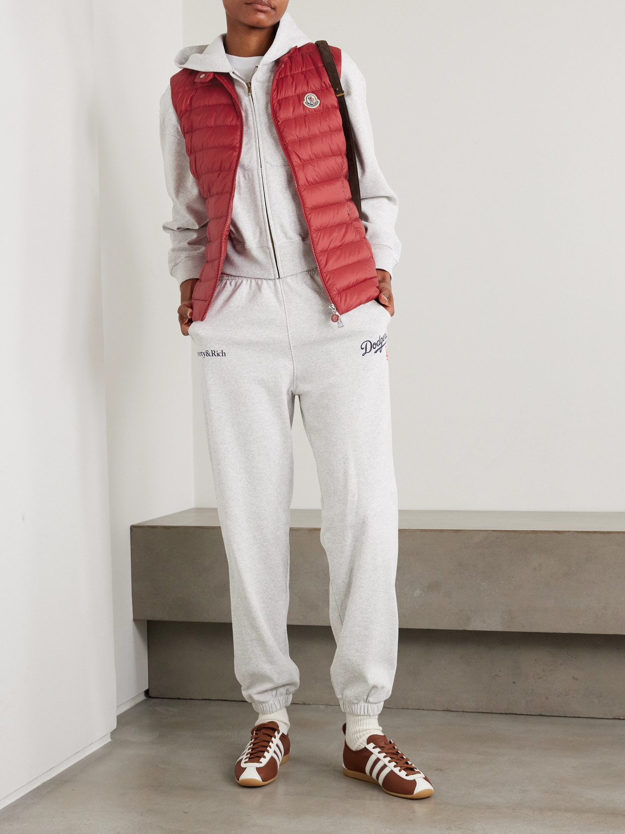 Moncler Igens Quilted Padded Shell Down Vest In Multi