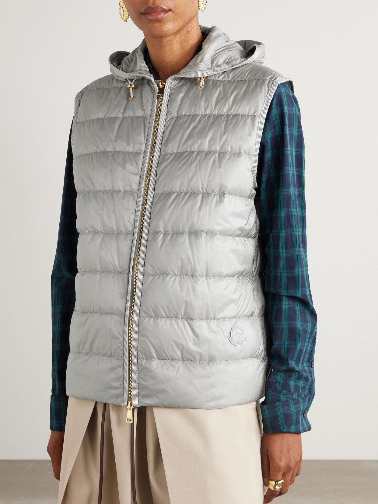 Moncler Reposse Convertible Wool And Cashmere-blend Jacket