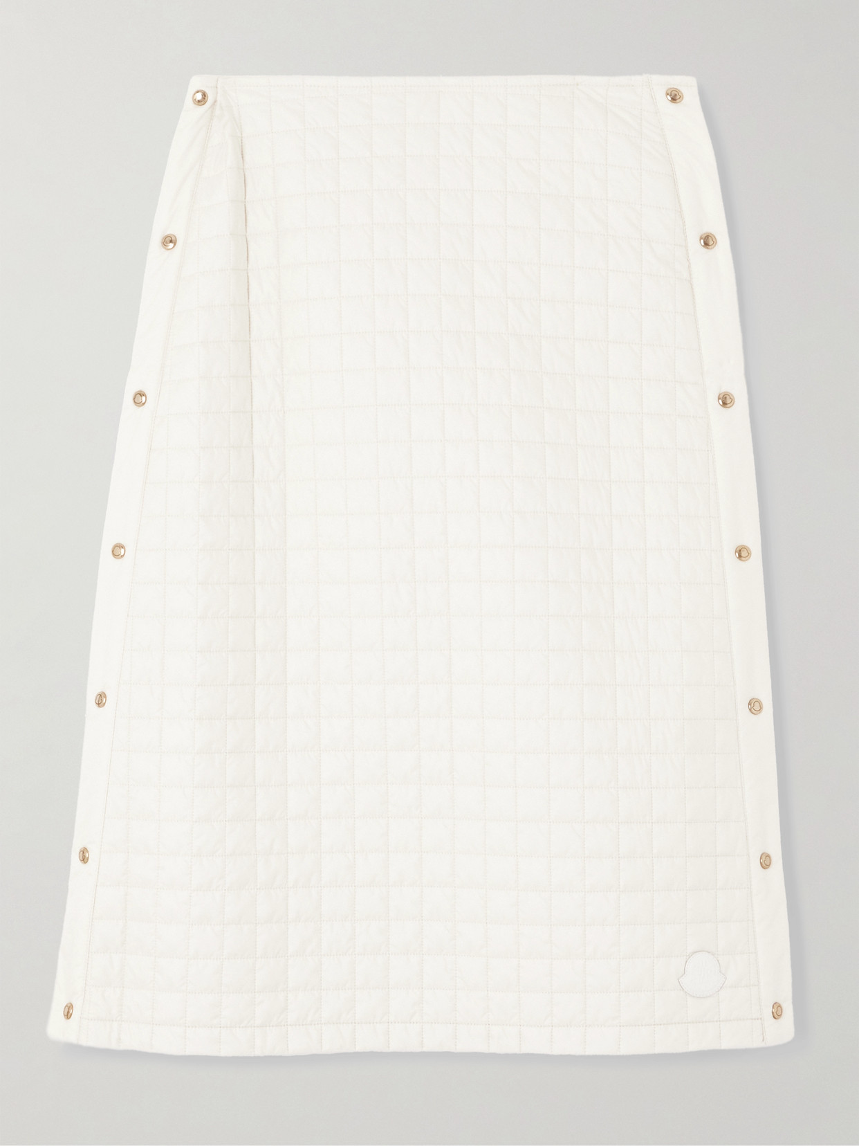 Moncler Quilted Shell Midi Skirt