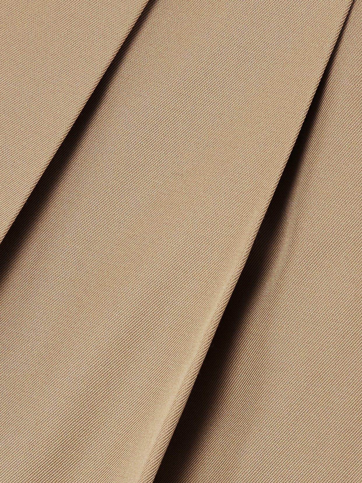 Moncler Womens Pleated Elasticated Woven Mini Skirt Tan In Brown