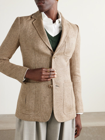 Ralph Lauren Collection Ronan linen-tweed blazer