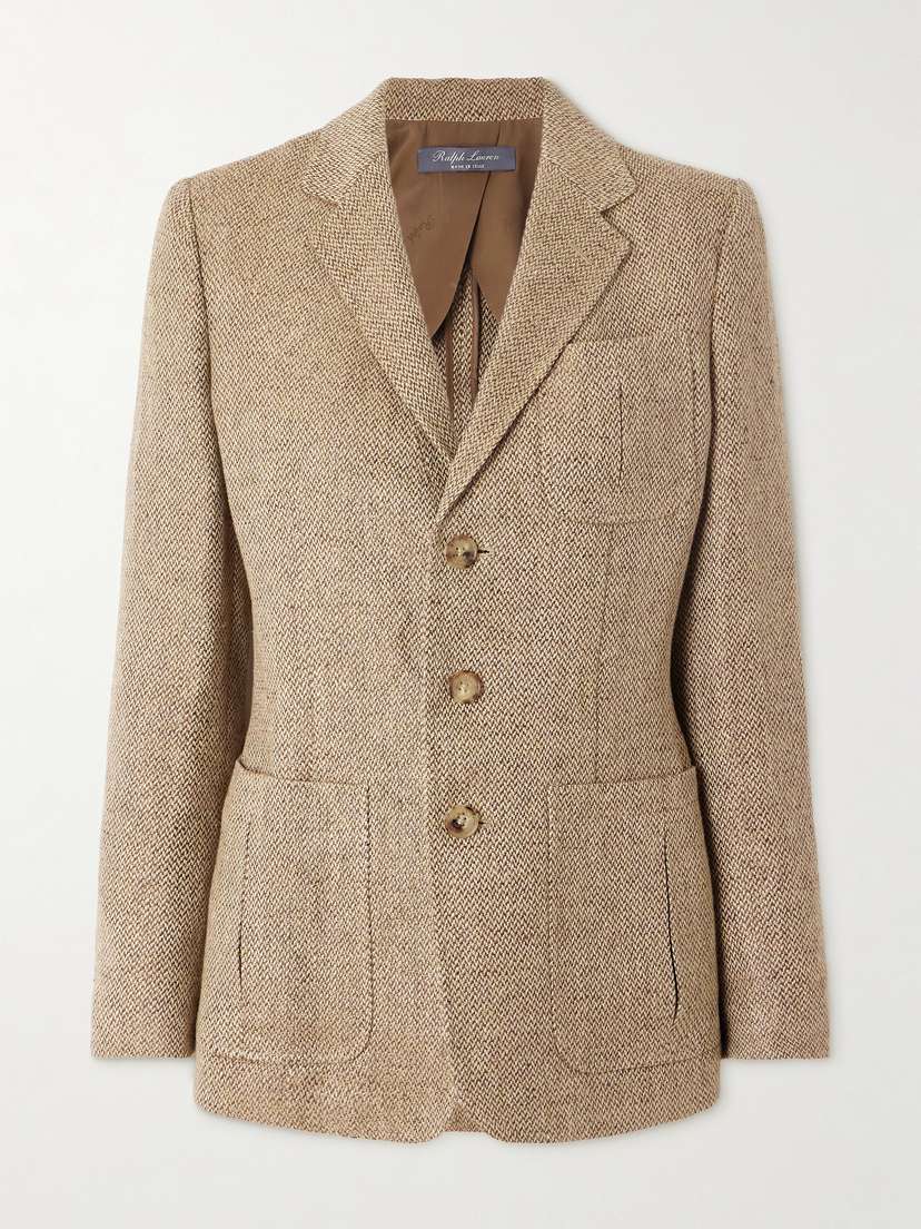 Ralph Lauren Collection Ronan Linen-tweed Blazer