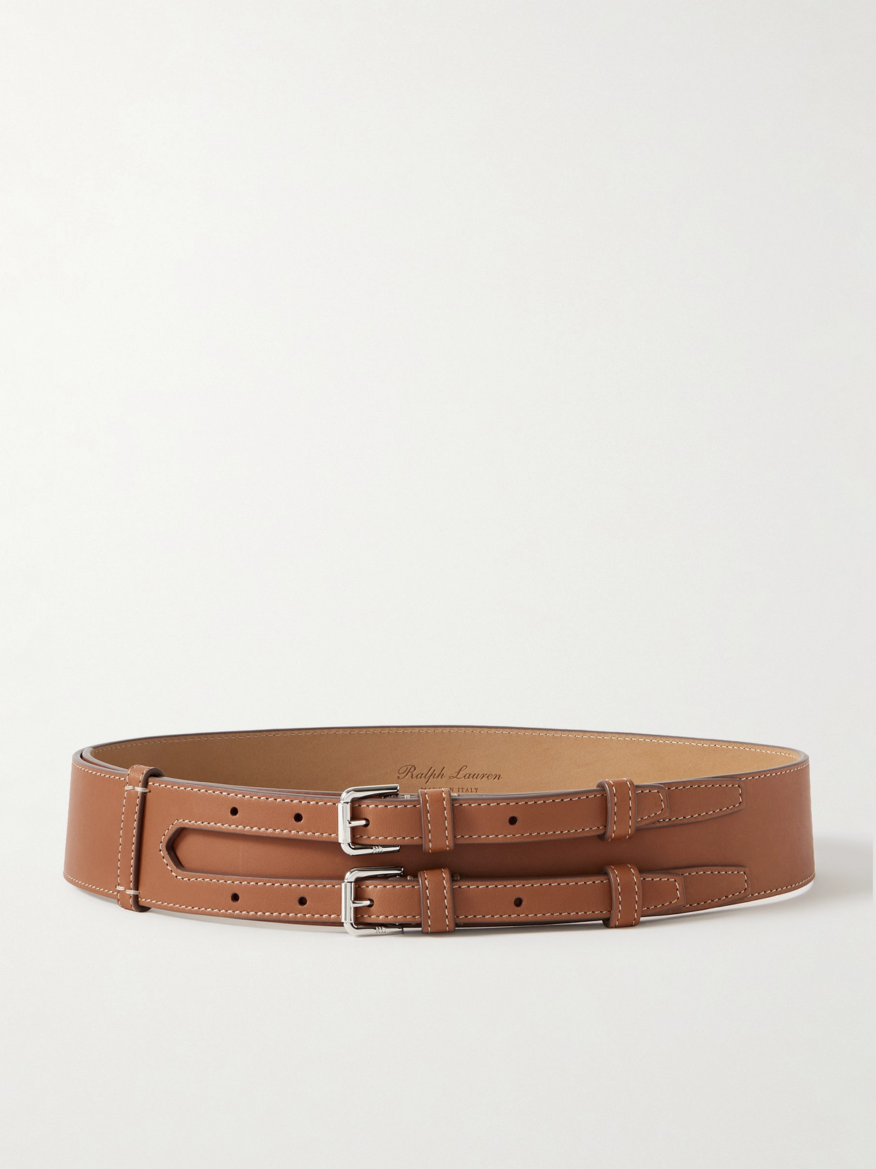 Ralph Lauren Leather Belt In Brown