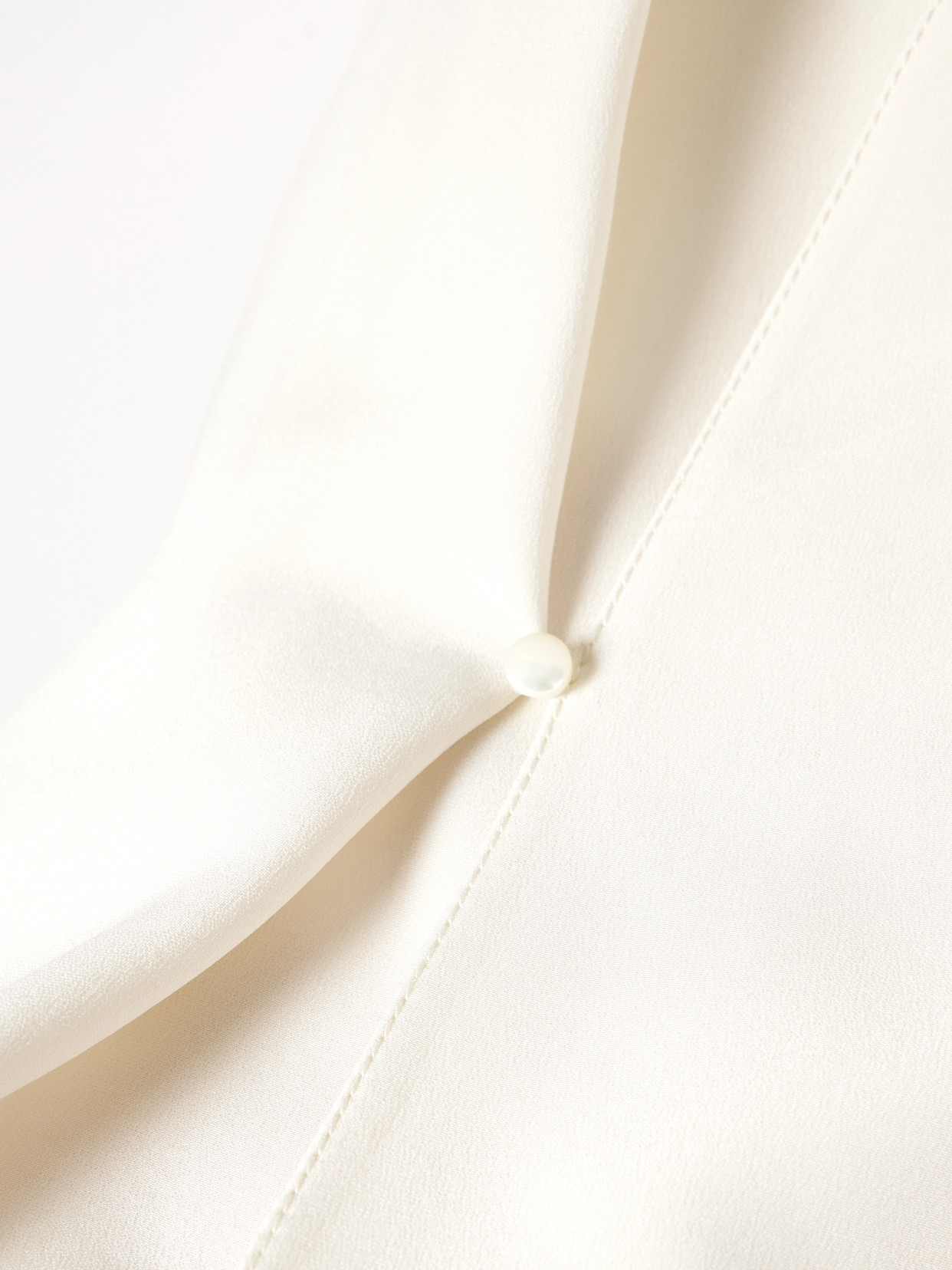 Collection - Liora Wrap-Effect Silk Crepe De Chine Blouse