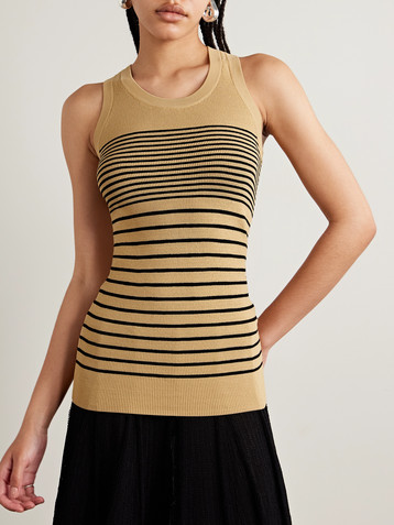Proenza Schouler Roberts striped stretch-knit tank