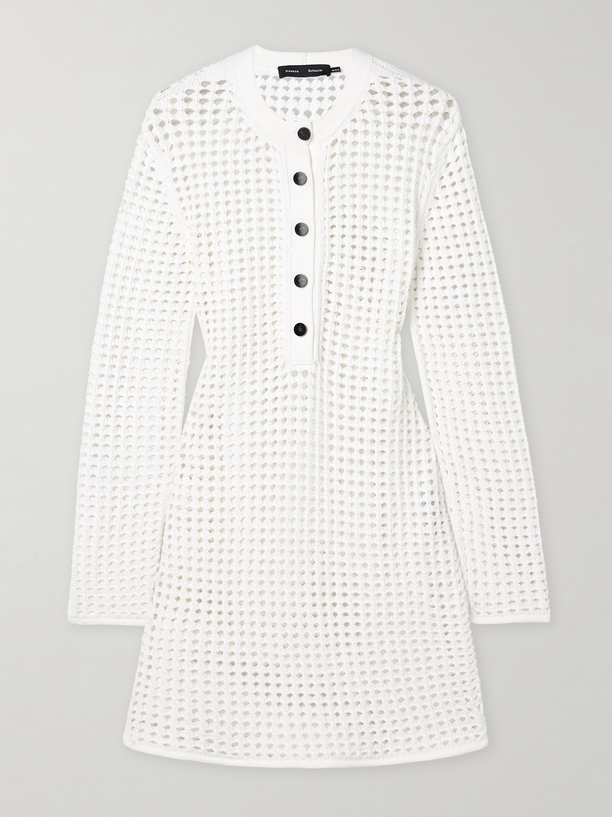 Proenza Schouler Micah Crocheted Mini Dress