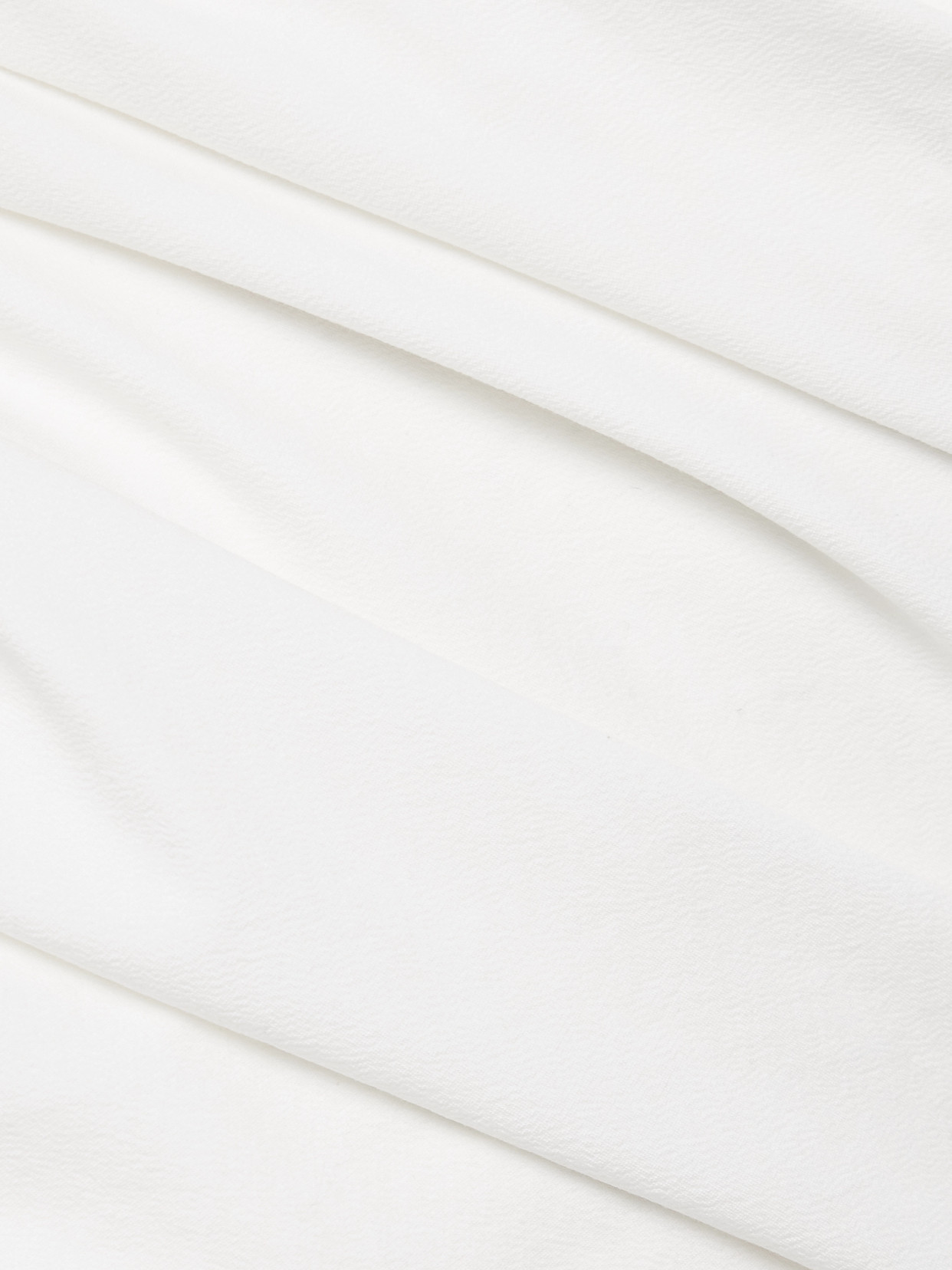 Lena Strapless Gathered Cotton-Blend Poplin Top