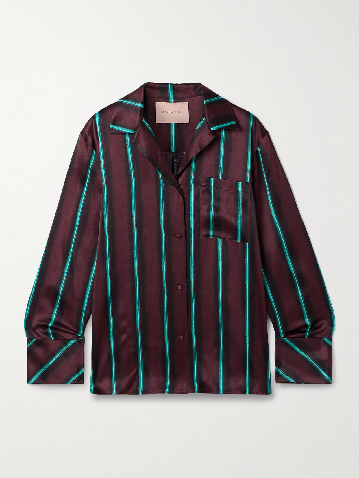 Roksanda - Delan Printed Silk-satin Shirt - Multi