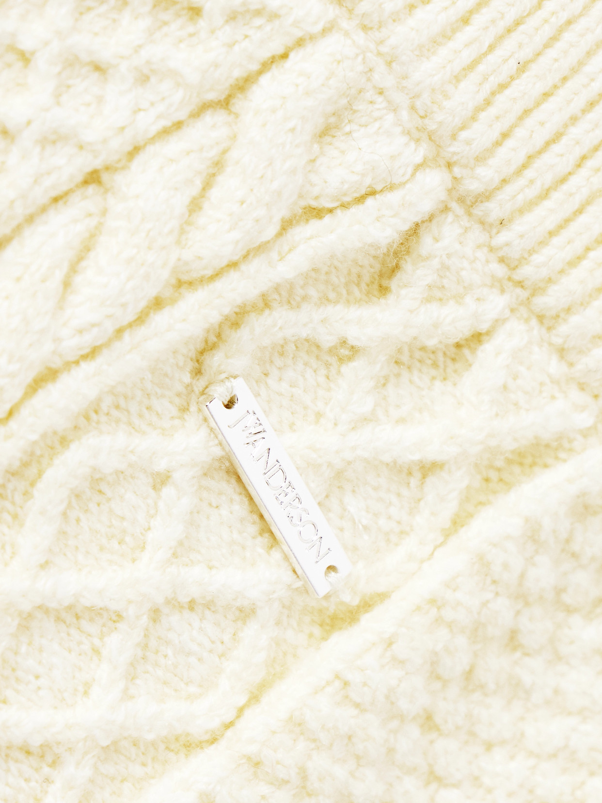 Cable-Knit Organic Cotton-Blend Skirt