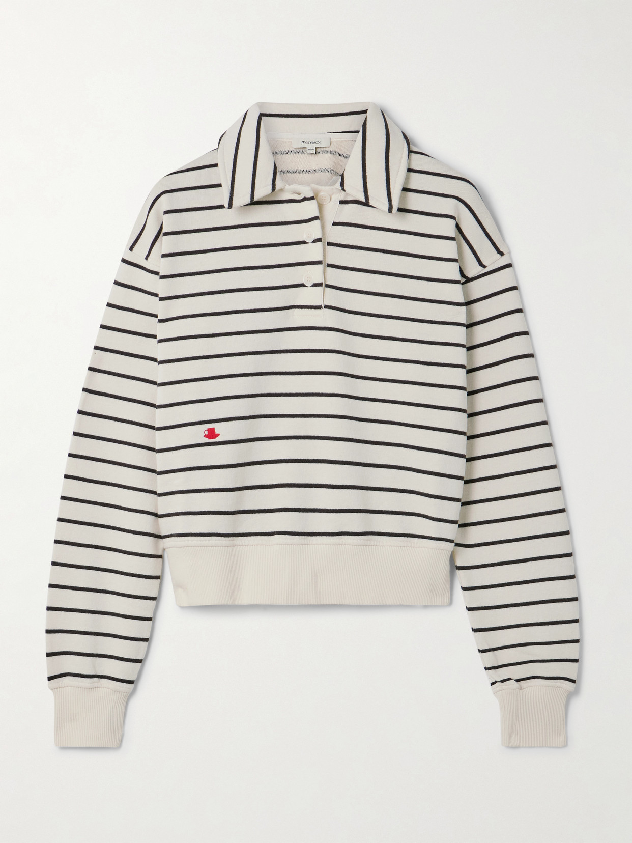 Jw Anderson Polo Sweatshirt In Multi