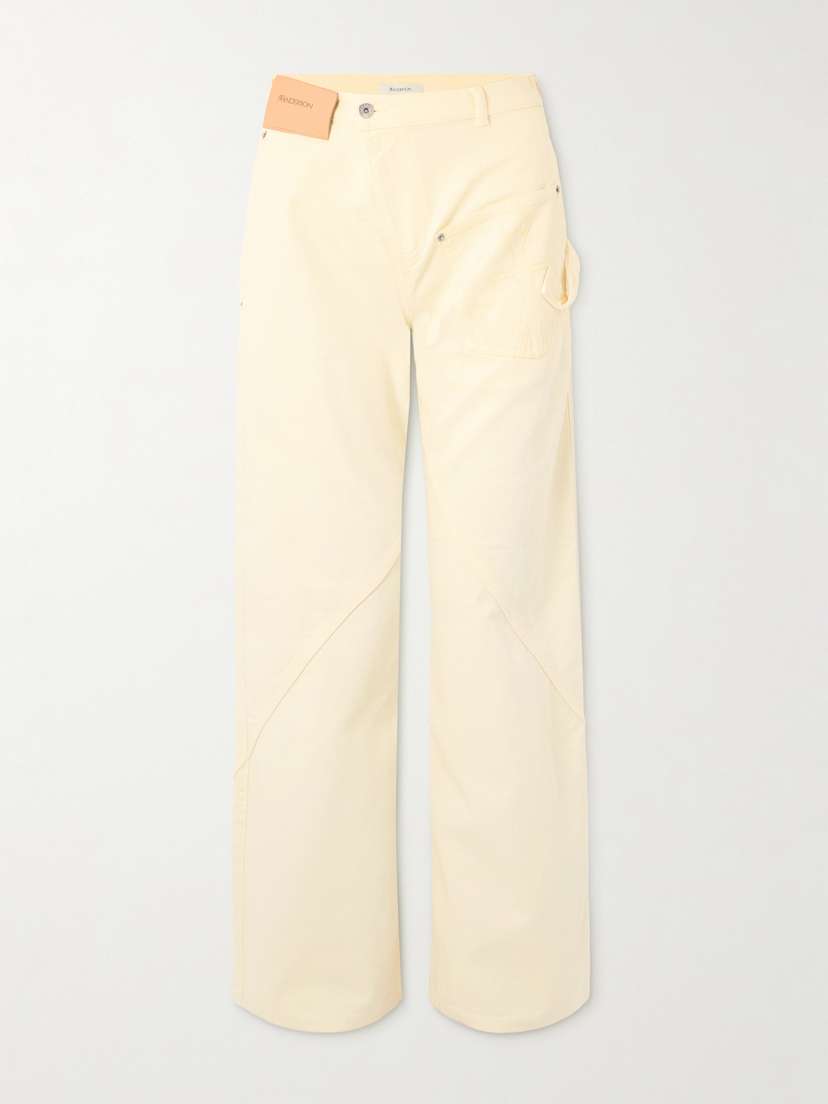 JW Anderson Twisted Low-rise Wide-leg Jeans