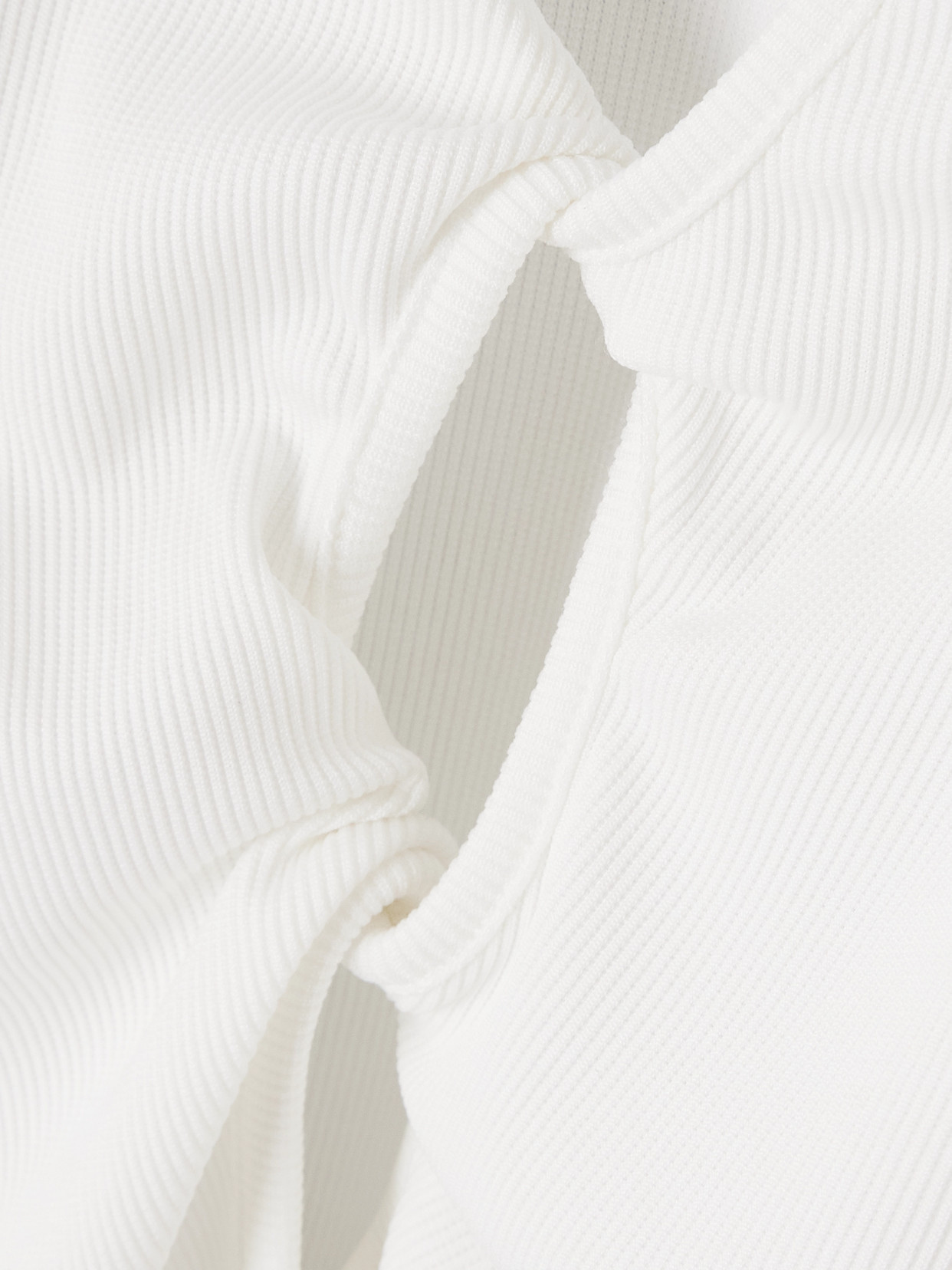 Christopher Esber Cutout Twist-front Ribbed-knit Tank