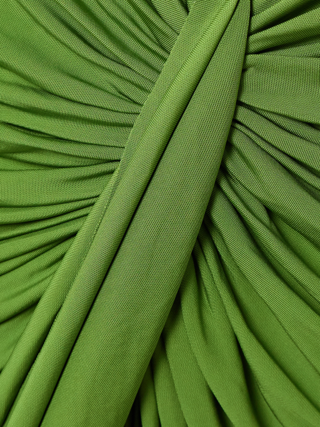 Christopher Esber Womens Cactus Vivenda Drape-front Jersey Maxi Dress In Green