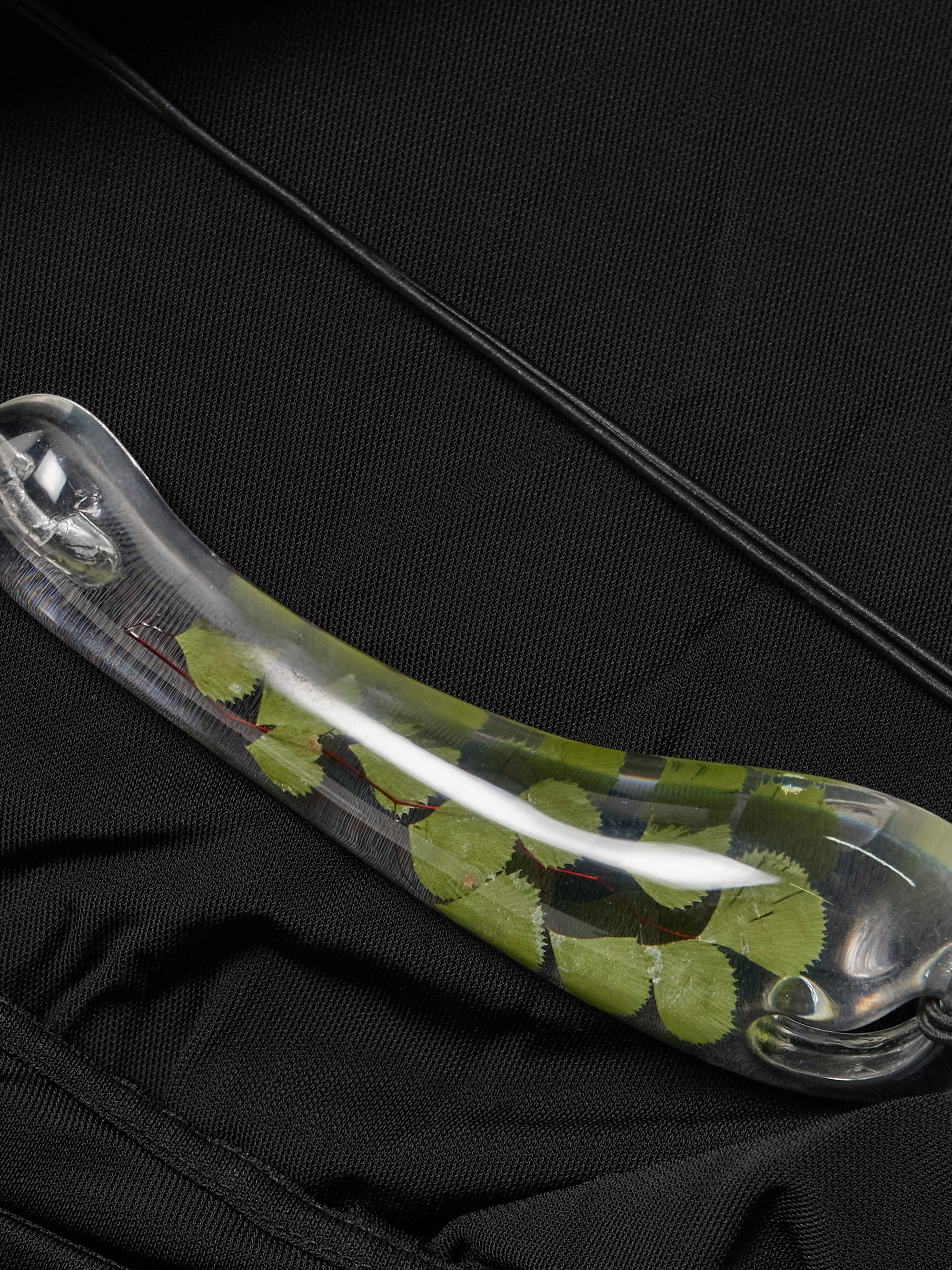 Christopher Esber Encased Nature resin-trimmed cutout jersey mini dress