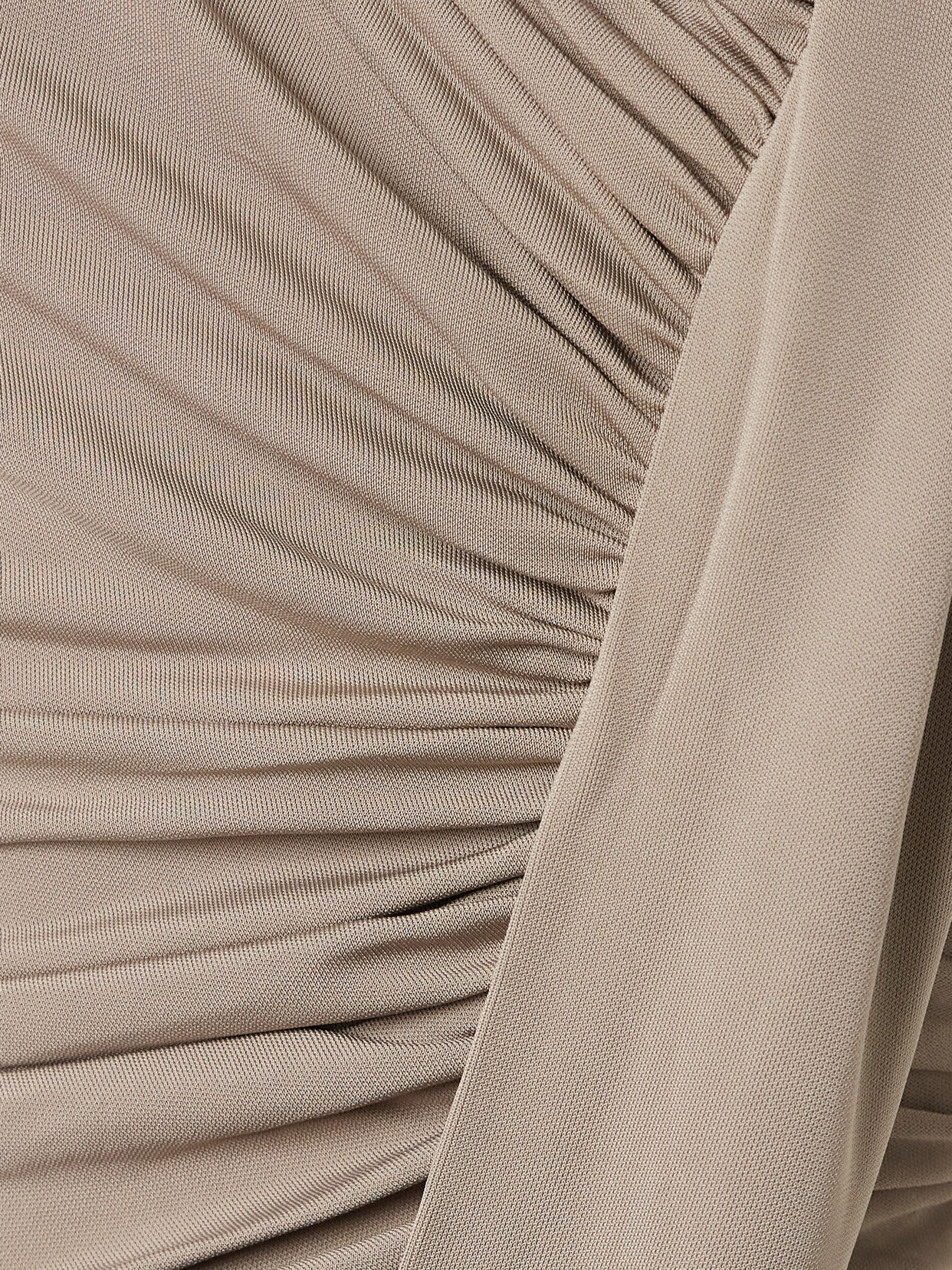 Christopher Esber Draped Jersey Maxi Dress In Brown