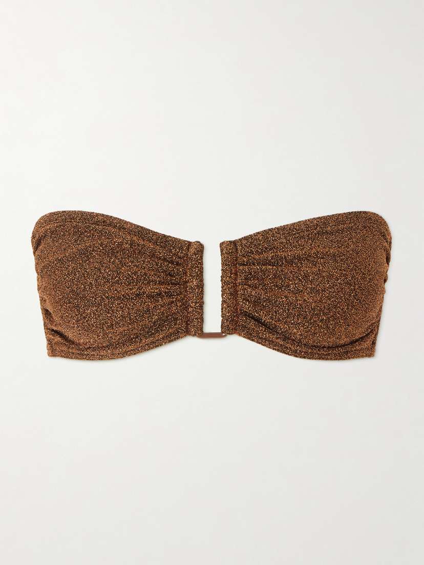 Eres Flamboyant Cutout Embellished Bikini Top