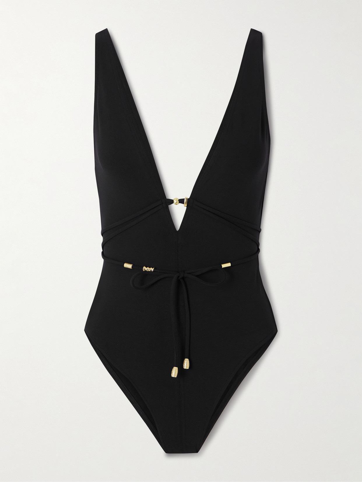 Eres Lagon Embellished Open-back Swimsuit