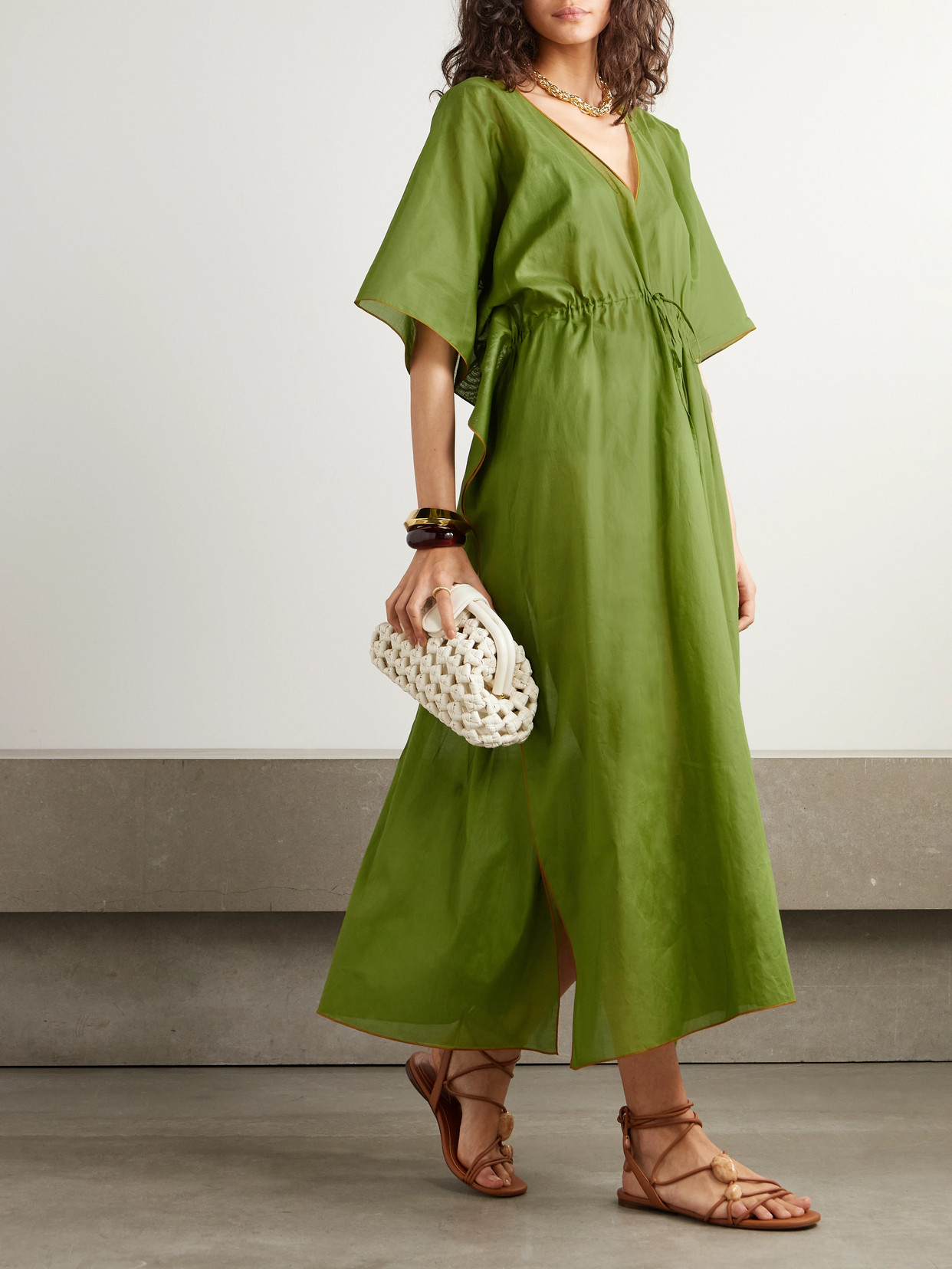 Eres Voilier Cotton-voile Kaftan