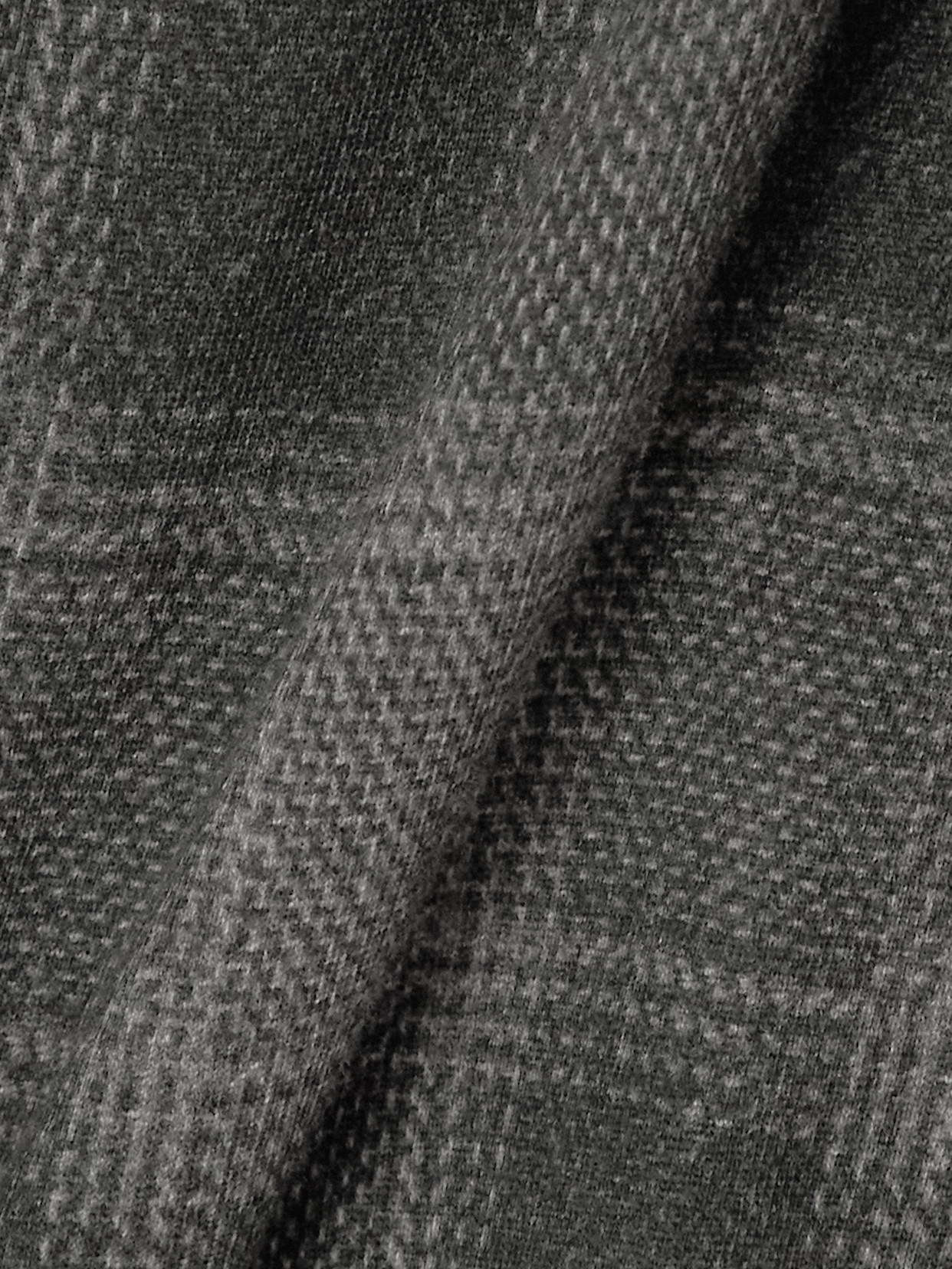 Our Legacy Asymmetric Checked Cotton T-shirt In Gray