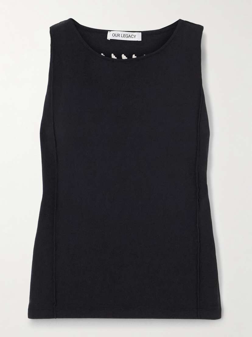 Our Legacy Cutout Cotton-jersey Tank