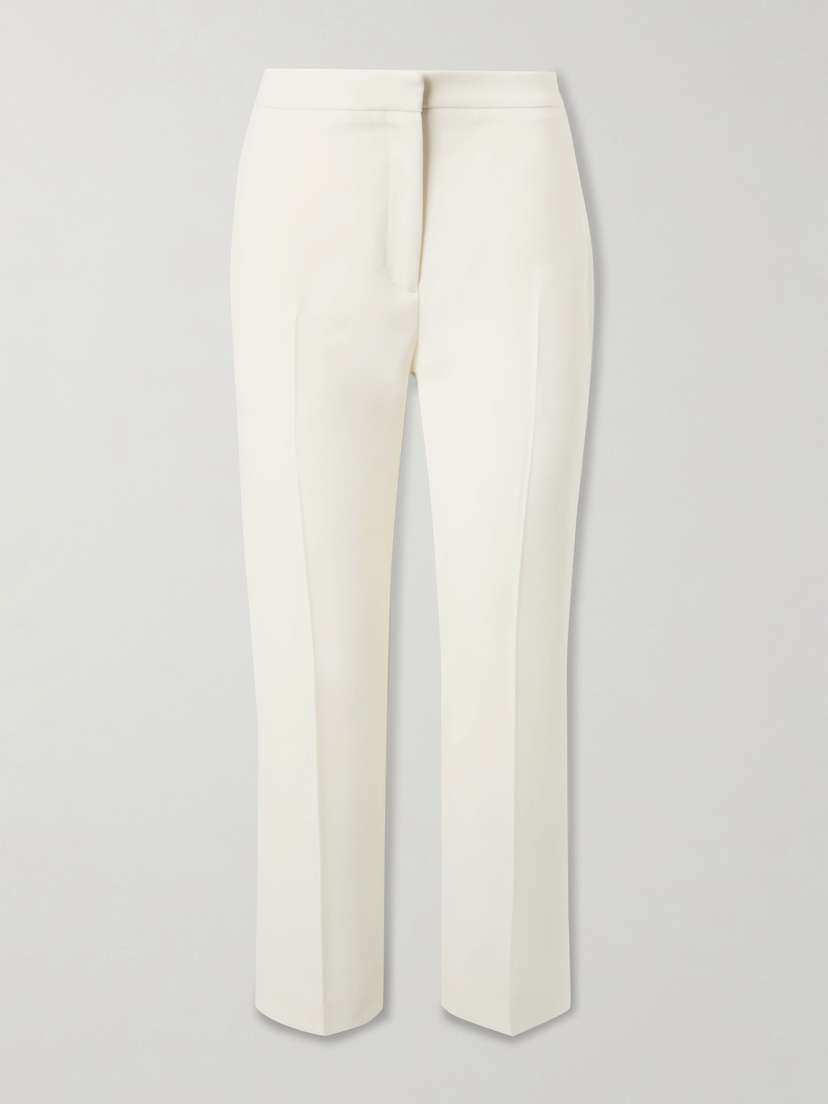 McQueen Wool-canvas Tapered Pants