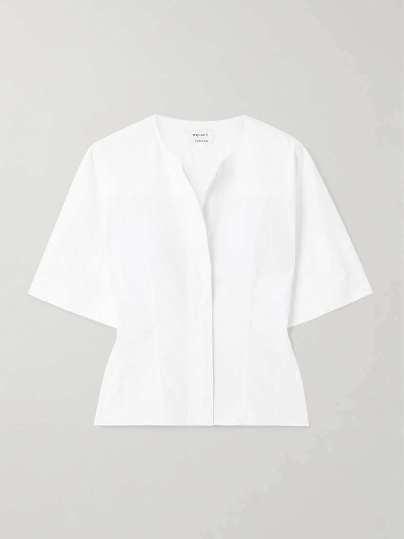 McQueen Cotton-poplin Shirt