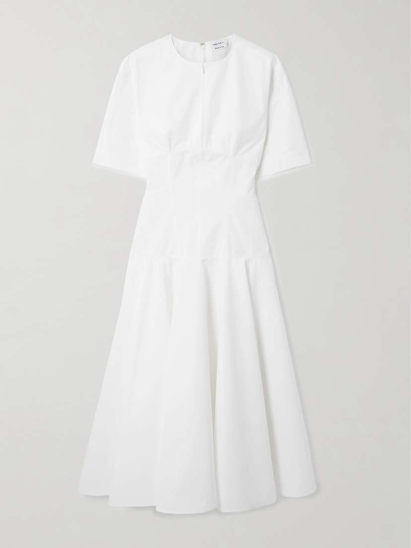 McQueen Day Organic Cotton-poplin Midi Dress