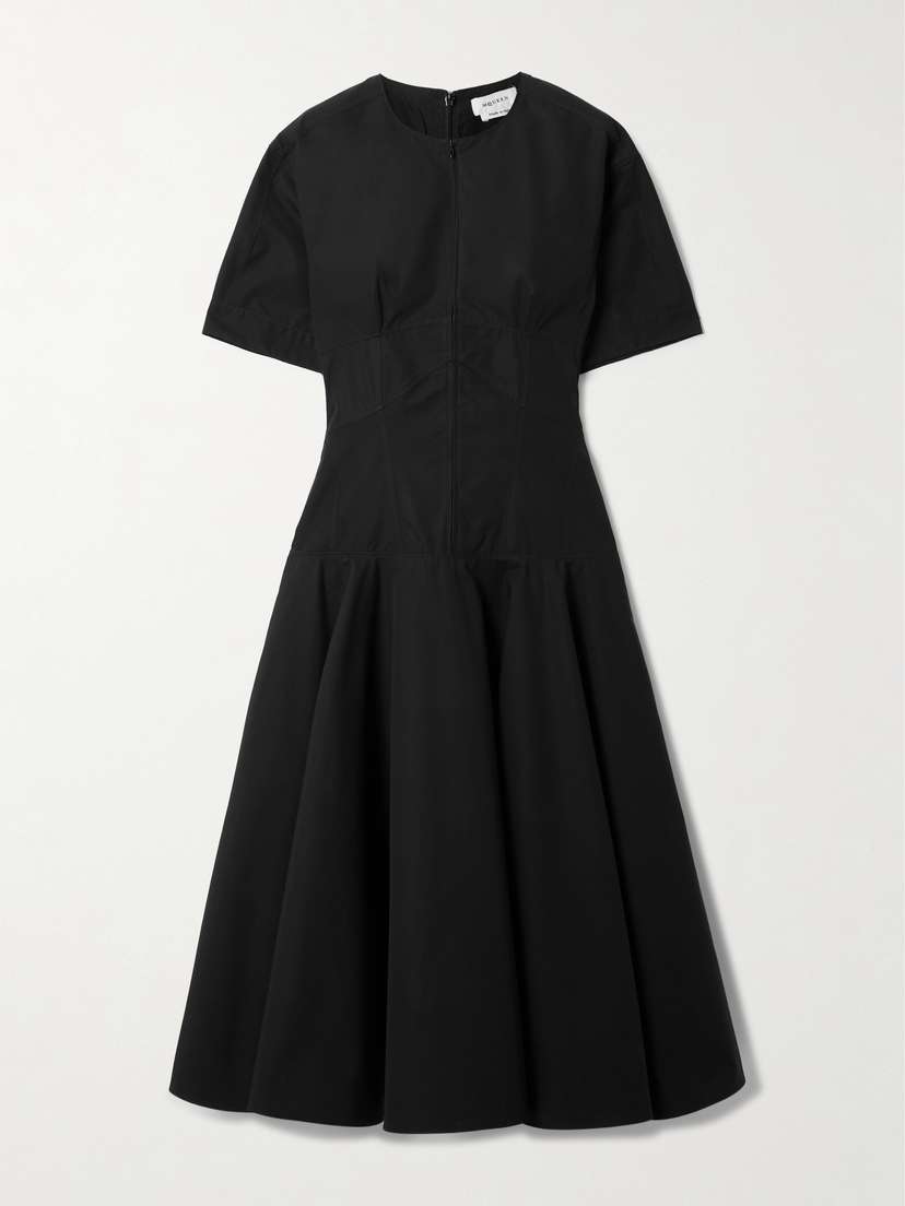 McQueen Day Organic Cotton-poplin Midi Dress